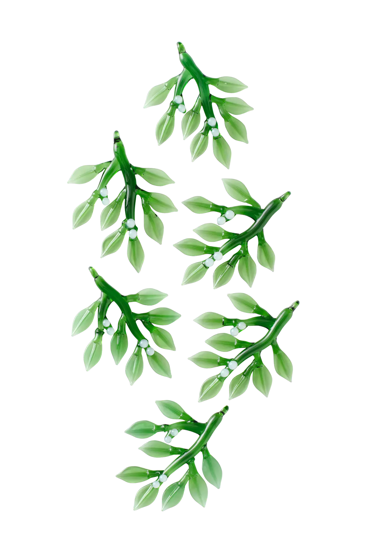 Hengte dekorasjon Mistletoe 6-pakning