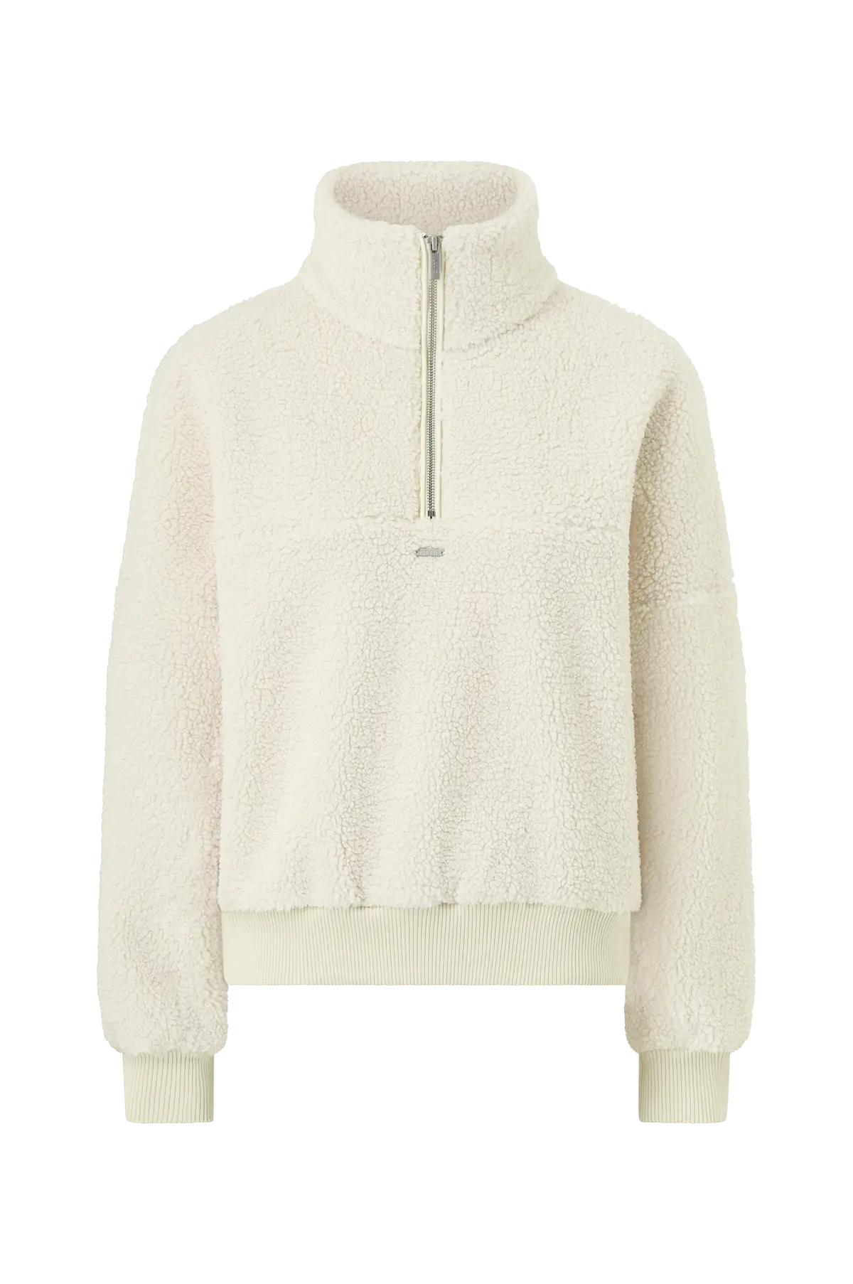 Treningstrøye Pile Half Zip Cream