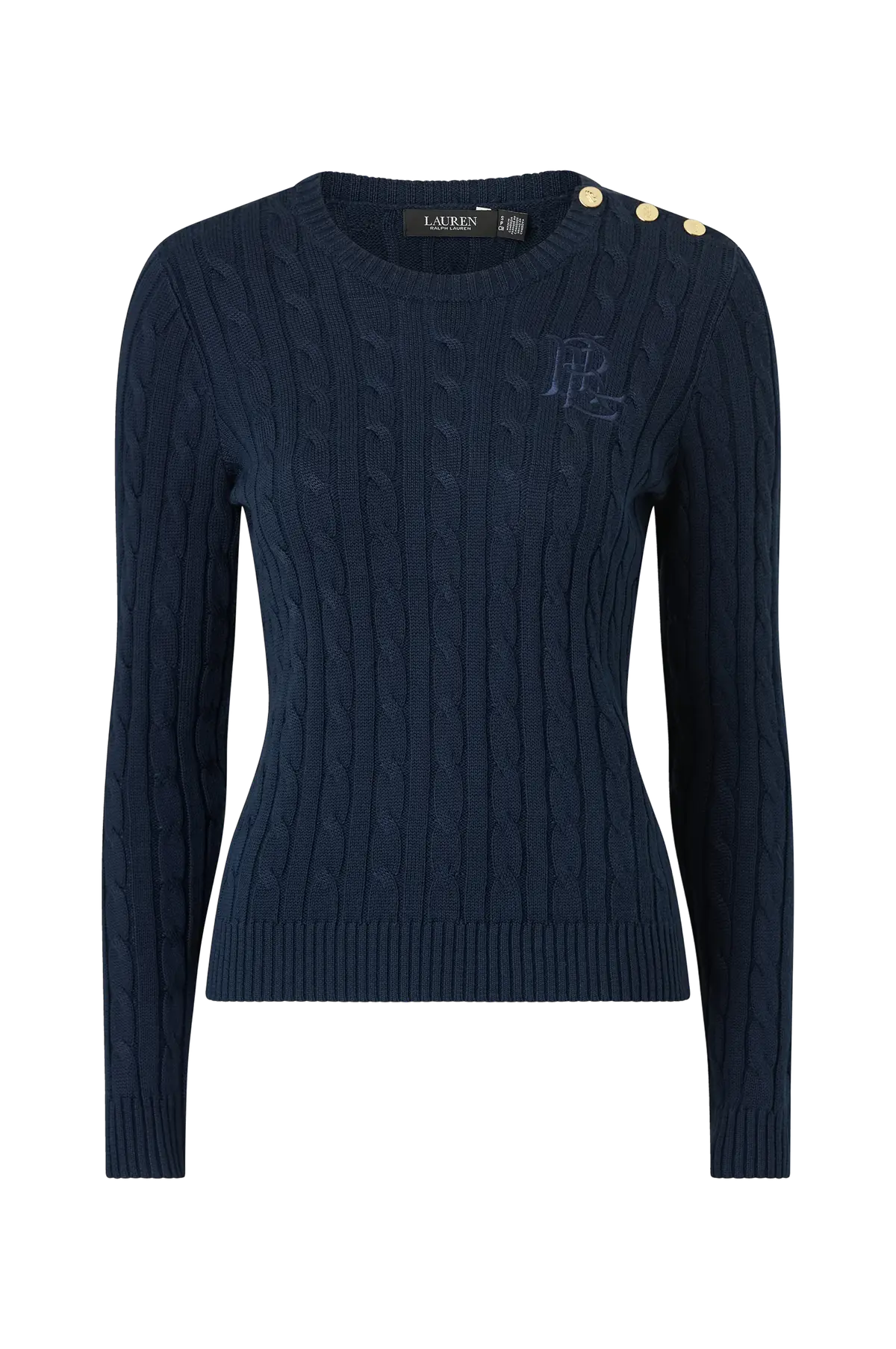 Topp Br Rayon Pltd Ctn-Sweater-Pullover Lauren navy