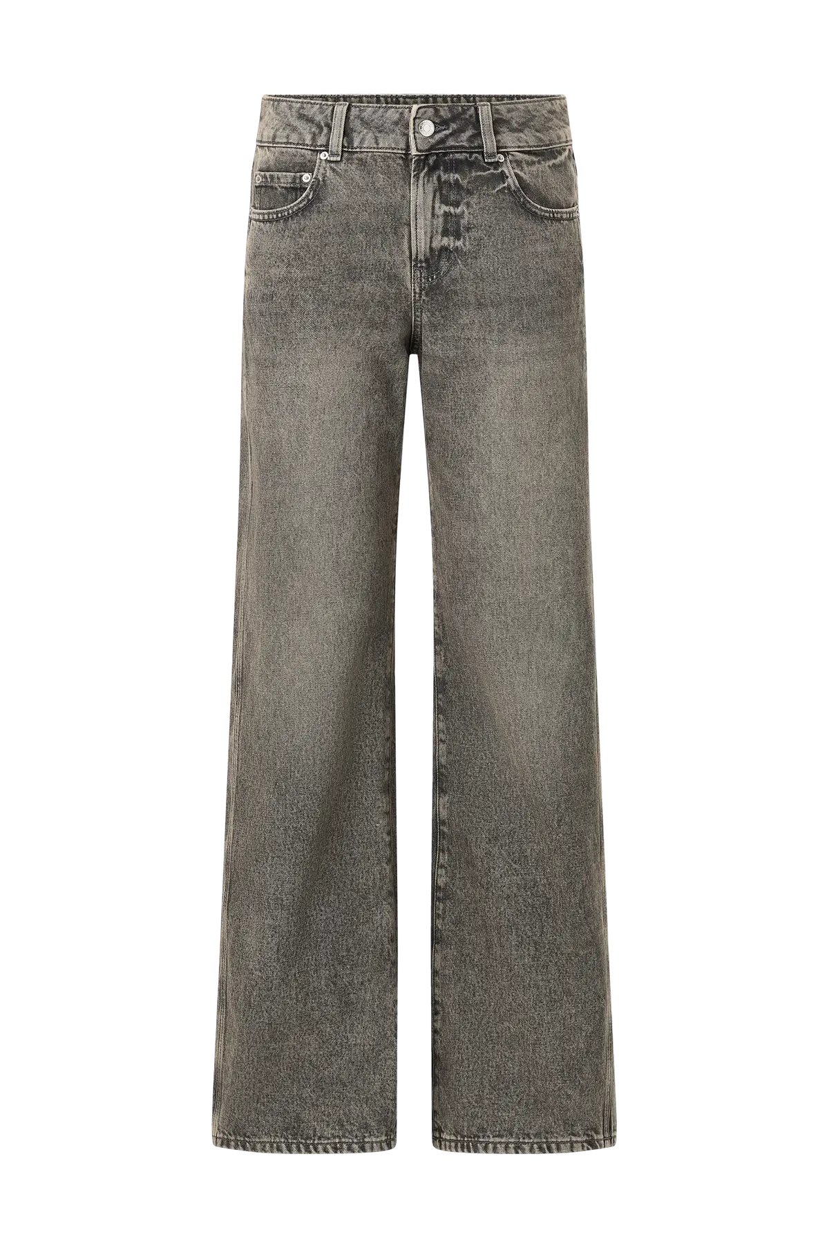 Jeans Wide flare jeans Washed brown