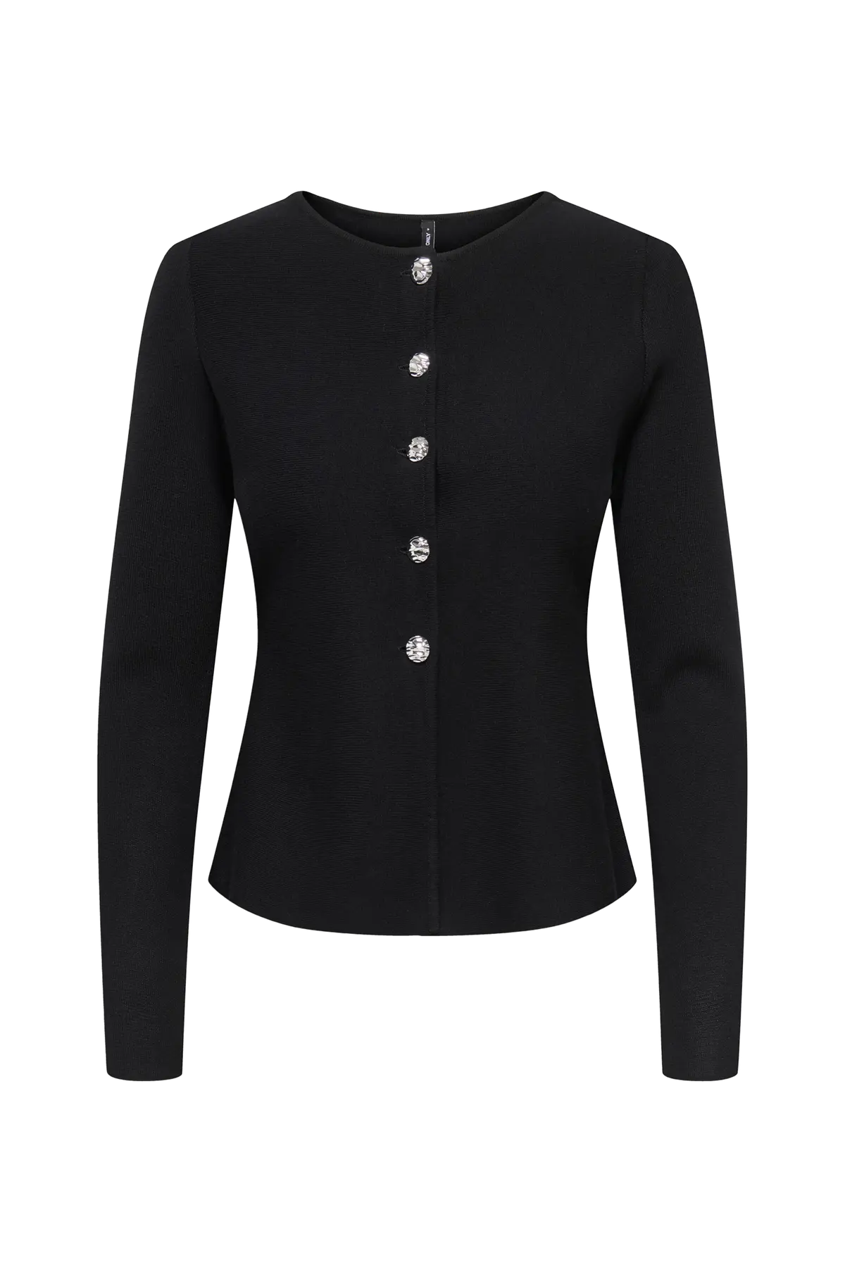 Kardigan Onlmelli Ls Oneck Button Cardi Knt Black