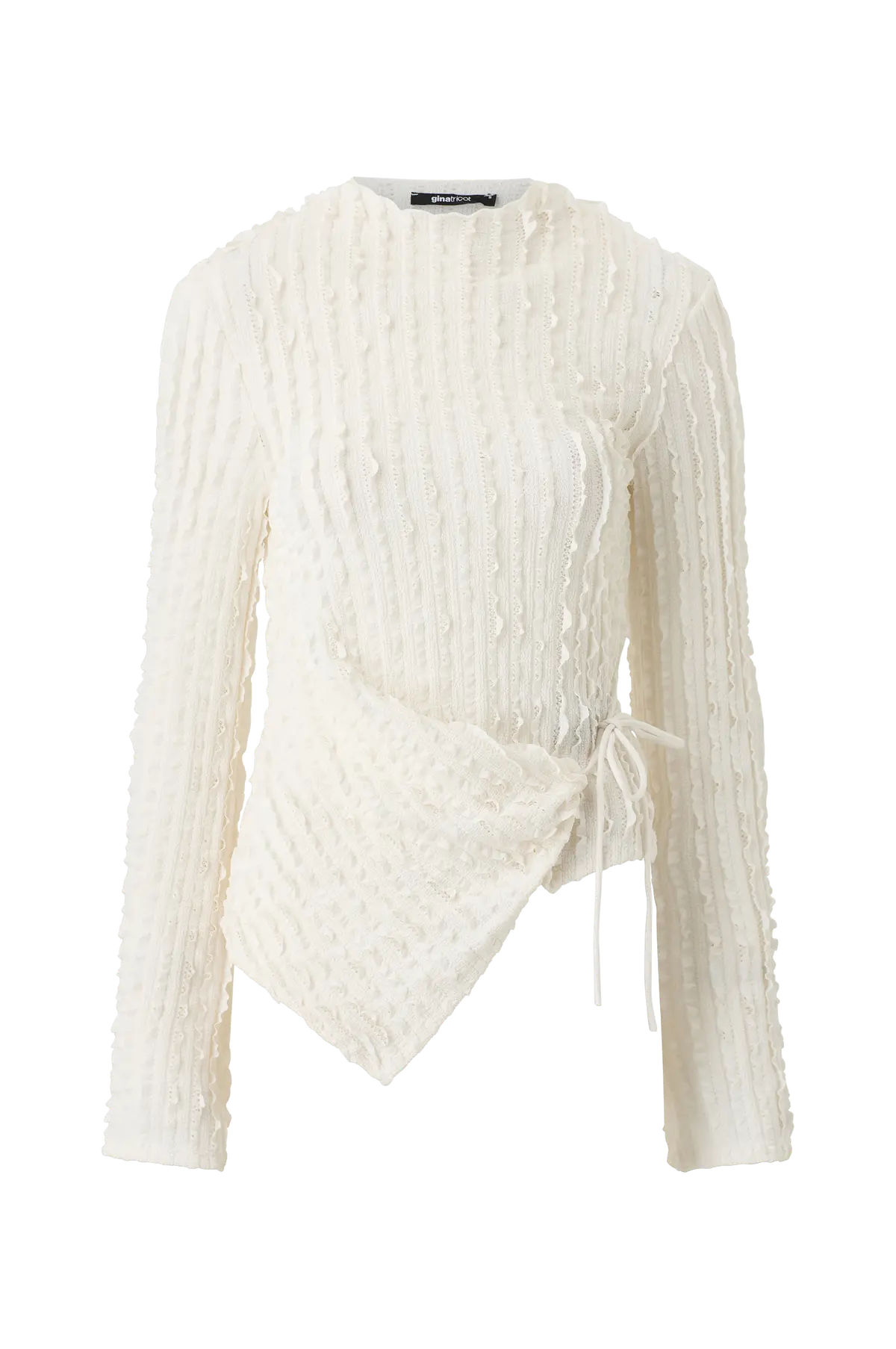 Topp Textured Tie Detail Gardenia (1496)