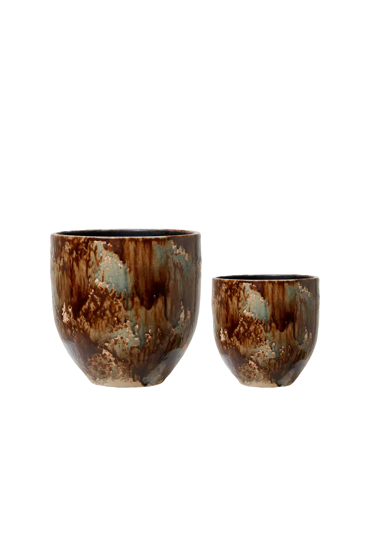 Beatriz Gryte 2-pakning Brown Melange