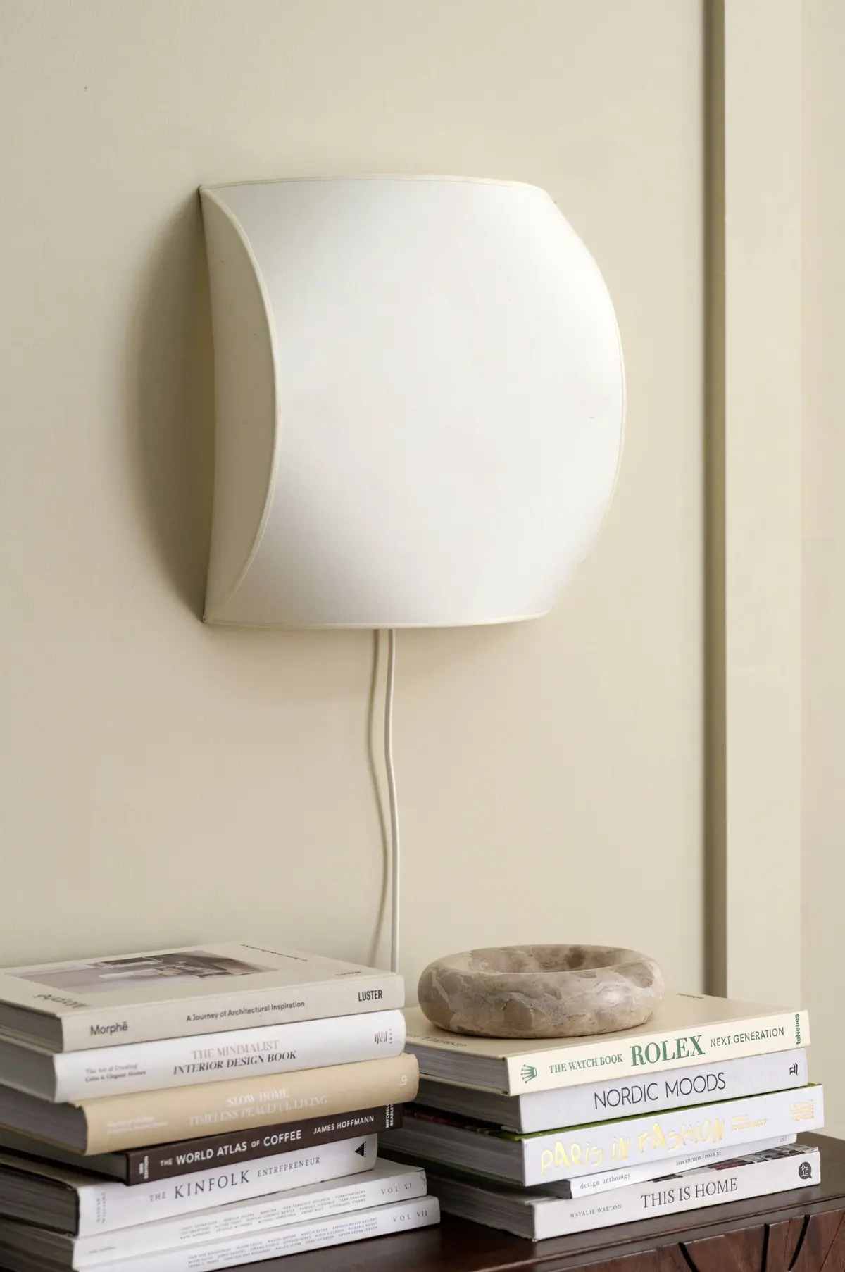 Vegglampe Misaki Hvit