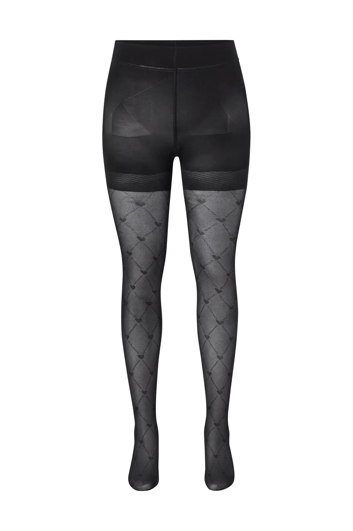 Tightser Tights 50 Den Heart Black
