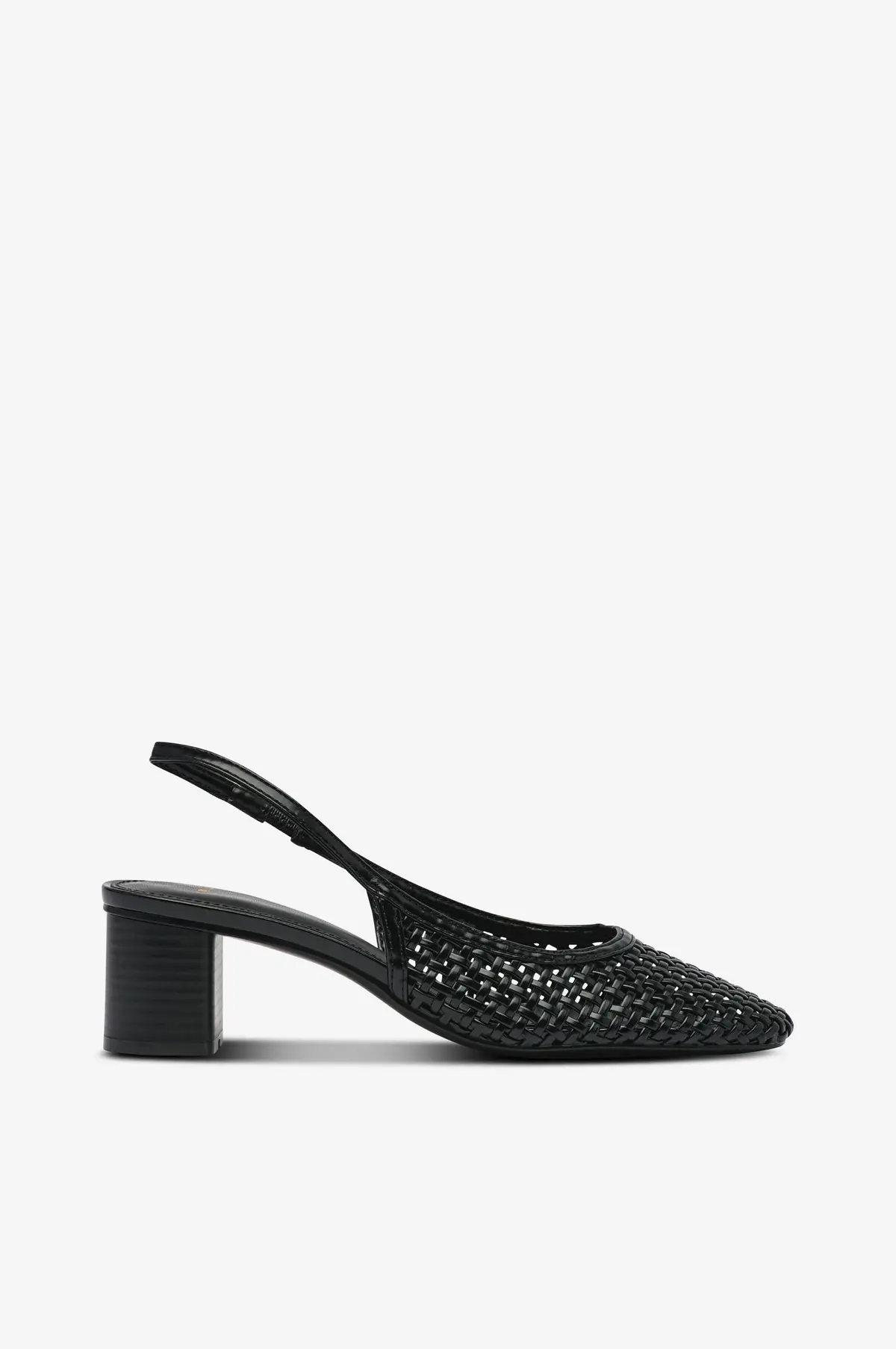 Slingbackser Black