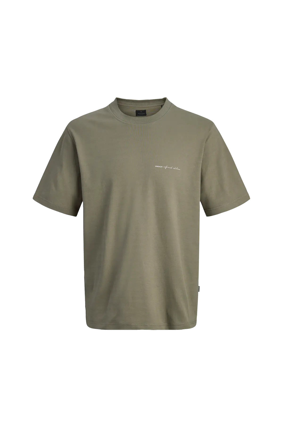 T-skjorte Jprblaowen Ss Branding Tee Sn Smokey olive