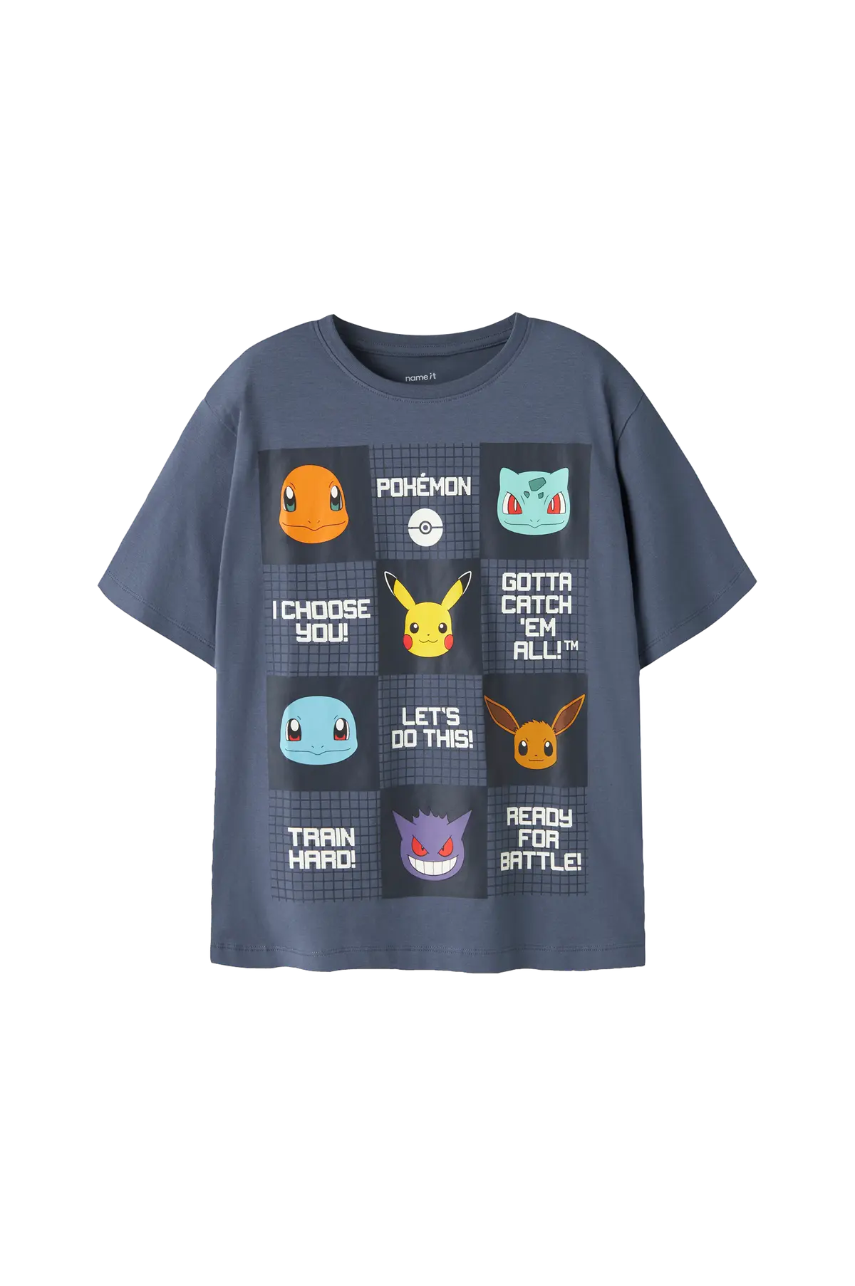 T-skjorte Nkmjis Pokemon Ss Nreg Top Box Sky Vintage indigo