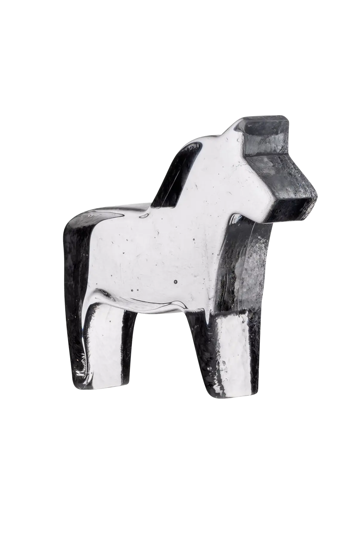 Glassdekorasjon Kosta Horse 20Cm Gjennomsiktig