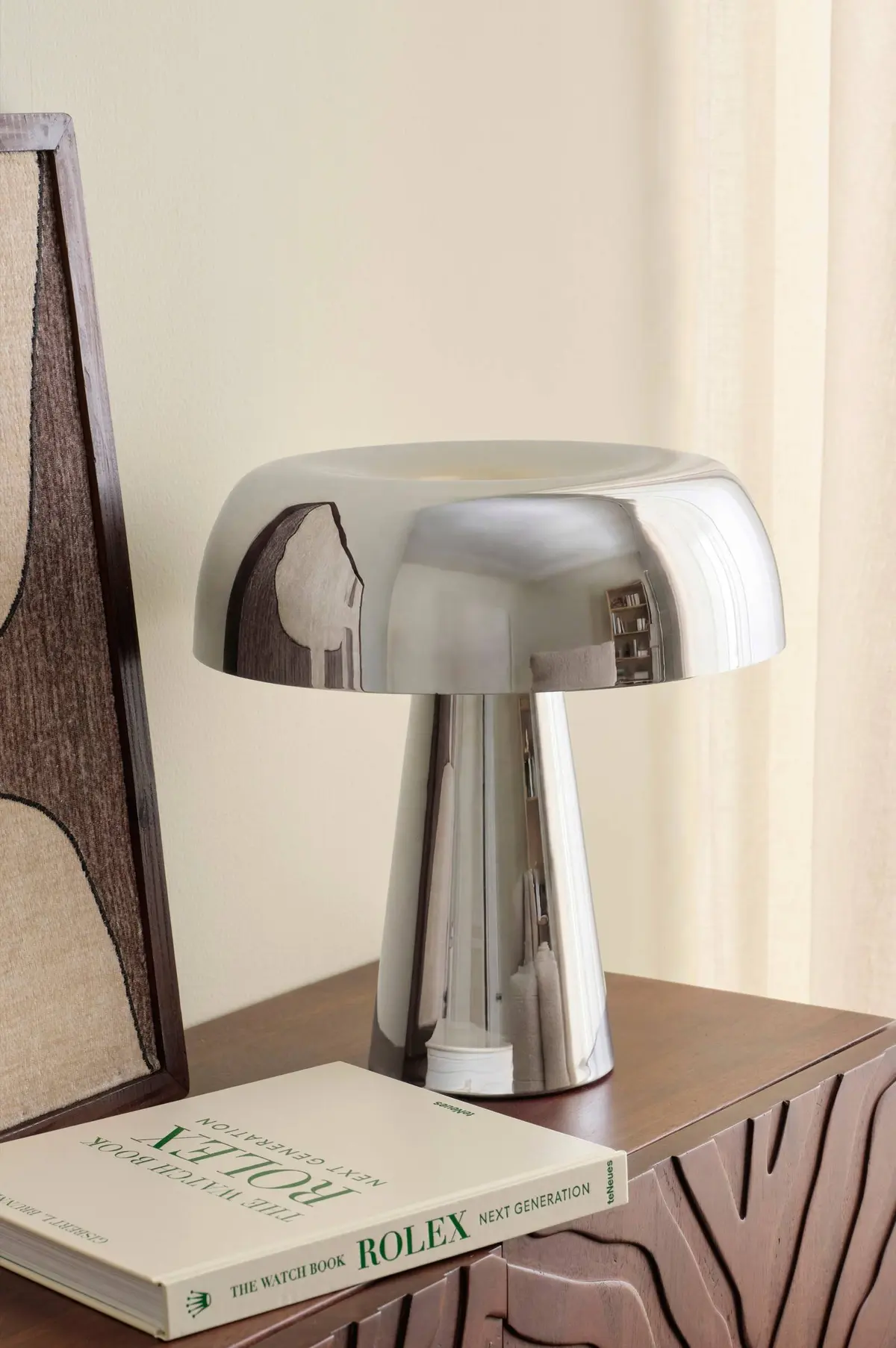 Bordlampe Bonnie Chrome Chrome