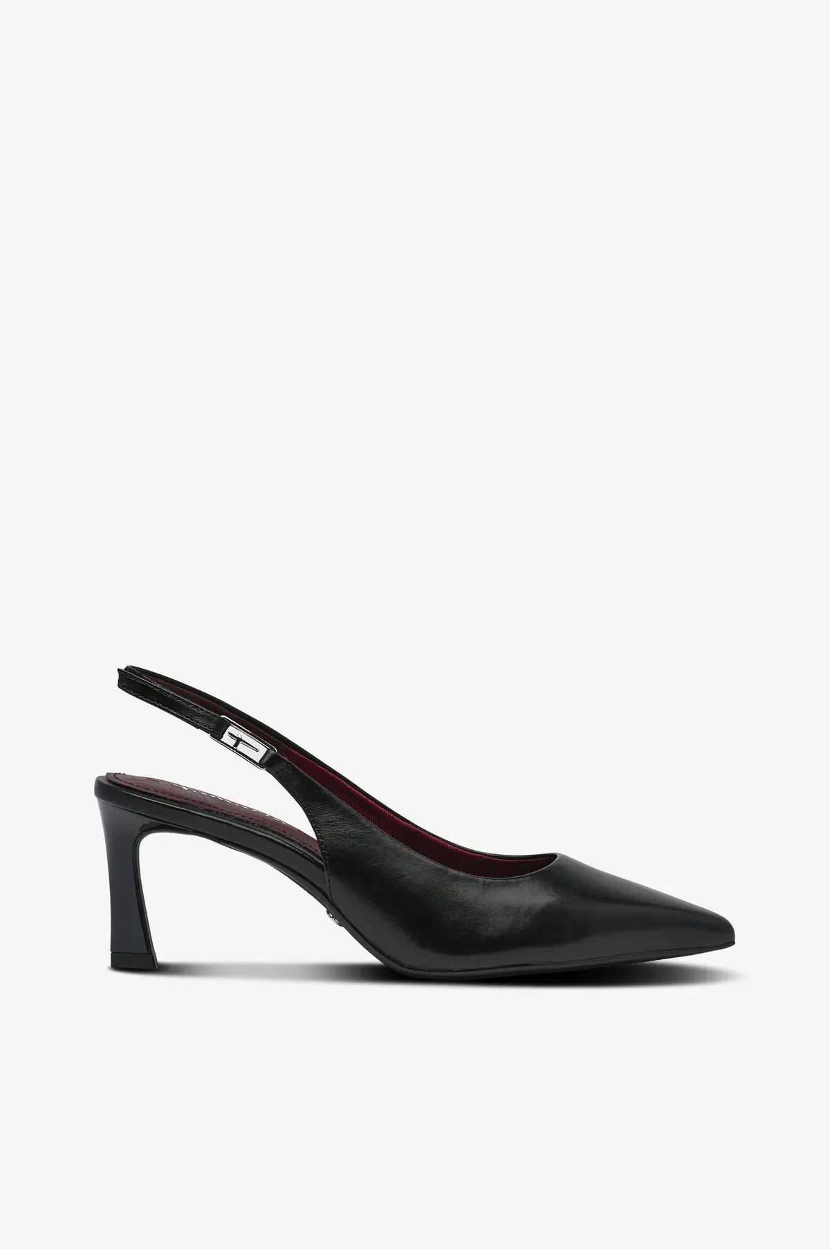Slingbackser Black leather
