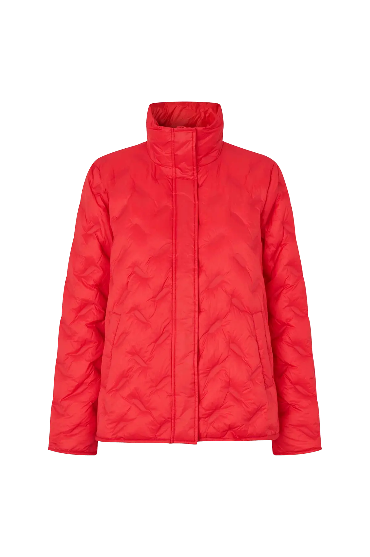Lettvektsjakke Matuva With Zipper Poinsettia