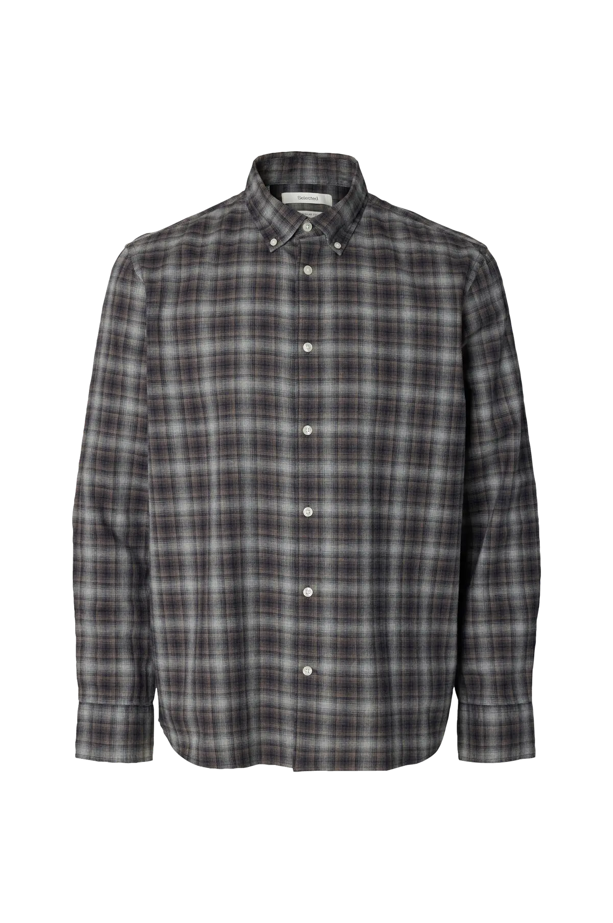 Skjorte Slmregcole Jay Melange Ls Shirt Noo Sky captain