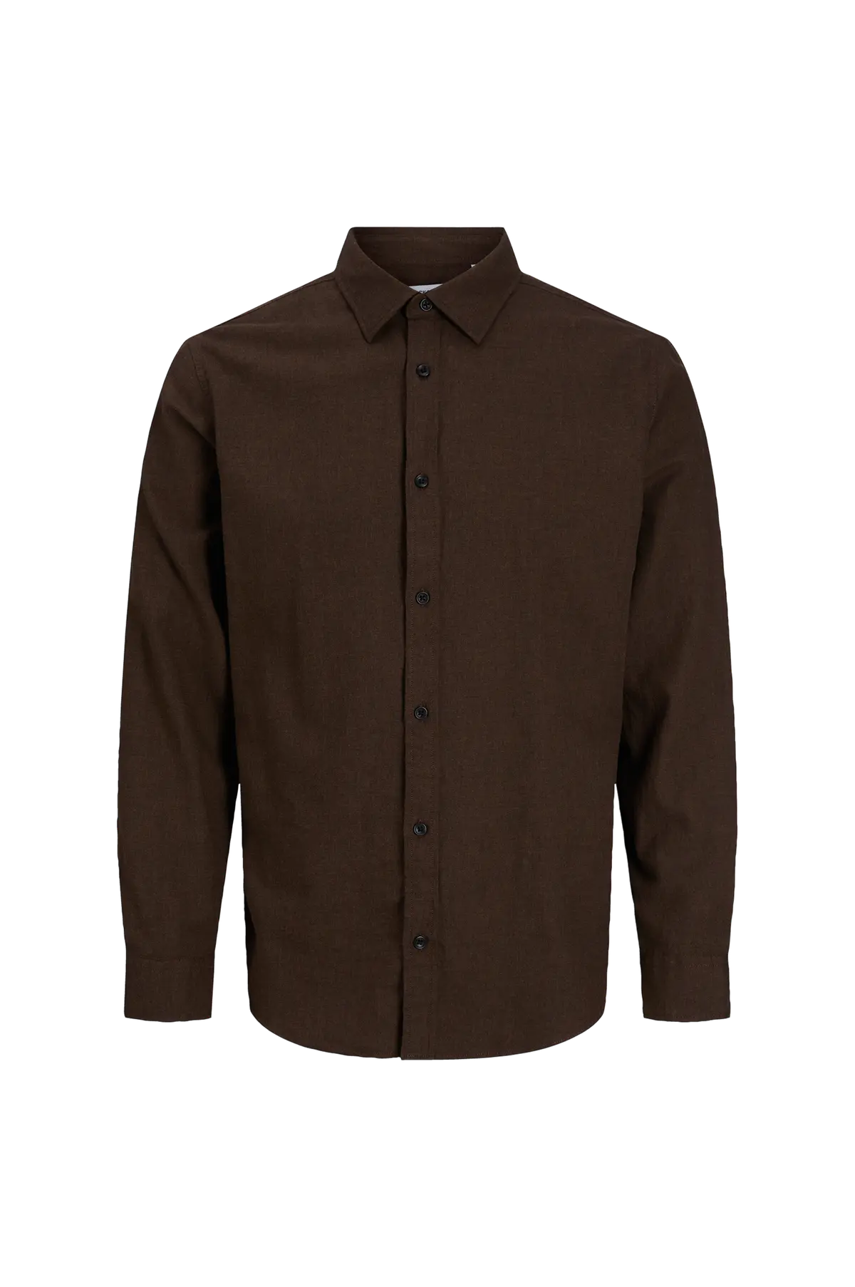 Skjorte Jjefield Melange Shirt Ls Sn Mulch