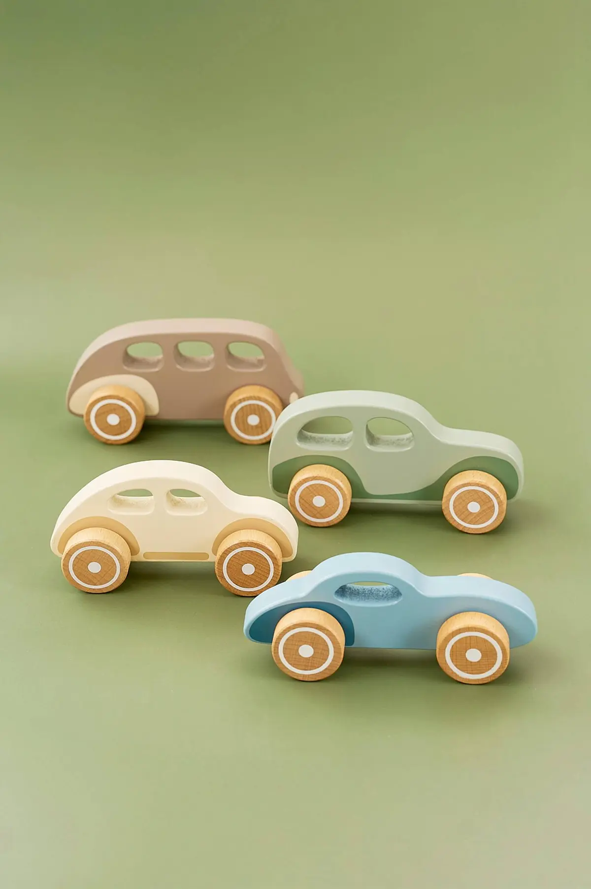 Gavesett med retrobiler Beige