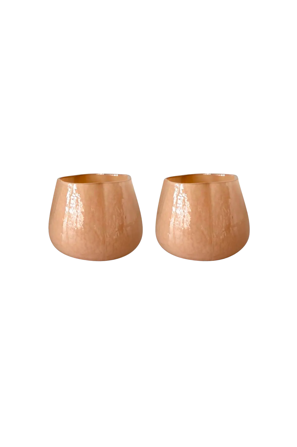 2-pakning Candlehoder Hope nougatbrun