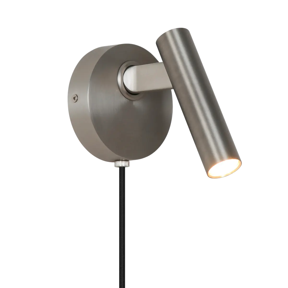 Vegglampe Makoto Satin Chrome