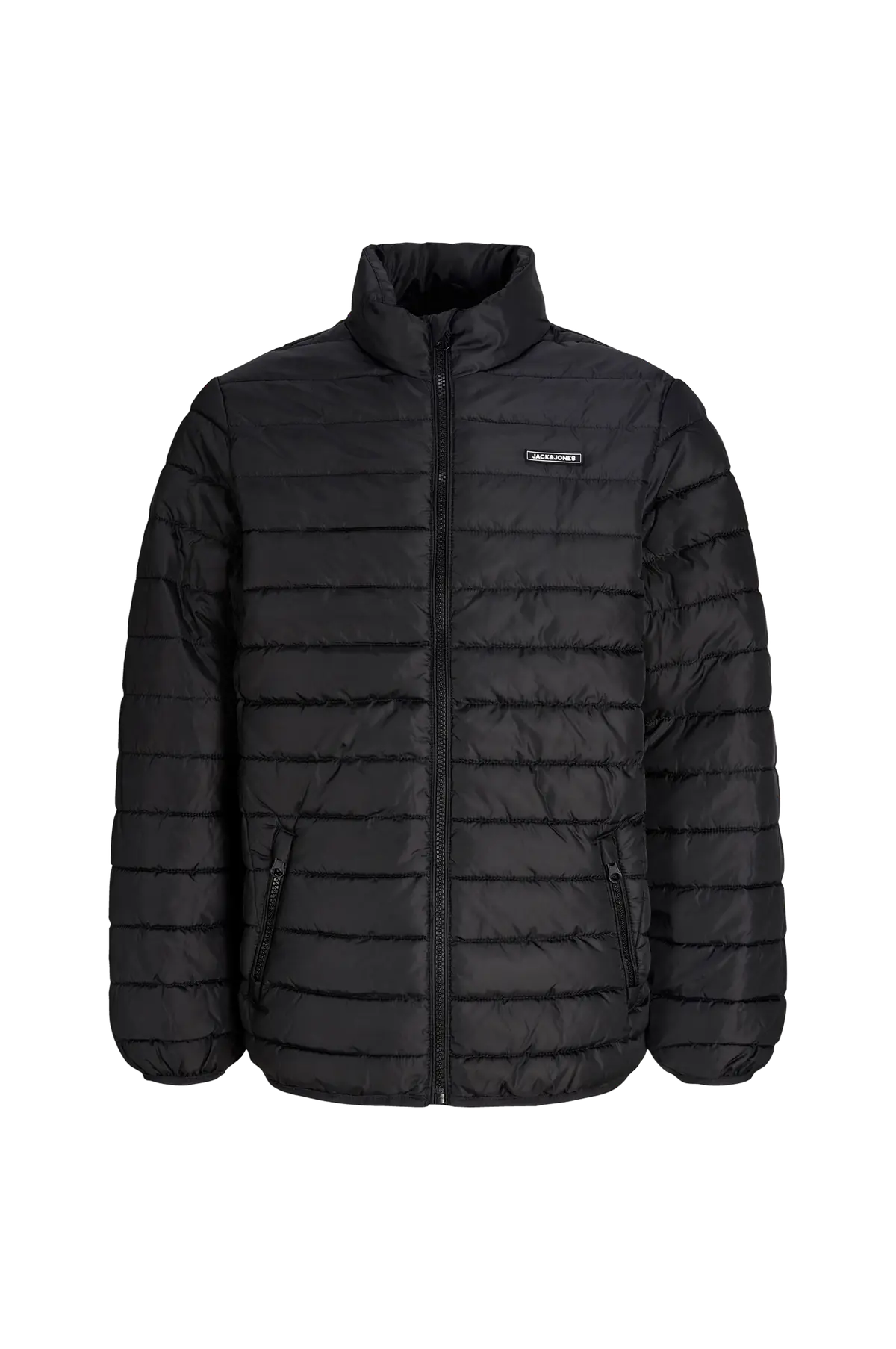 Pufferjakke Jjelvis Light Puffer Collar Jnr Black