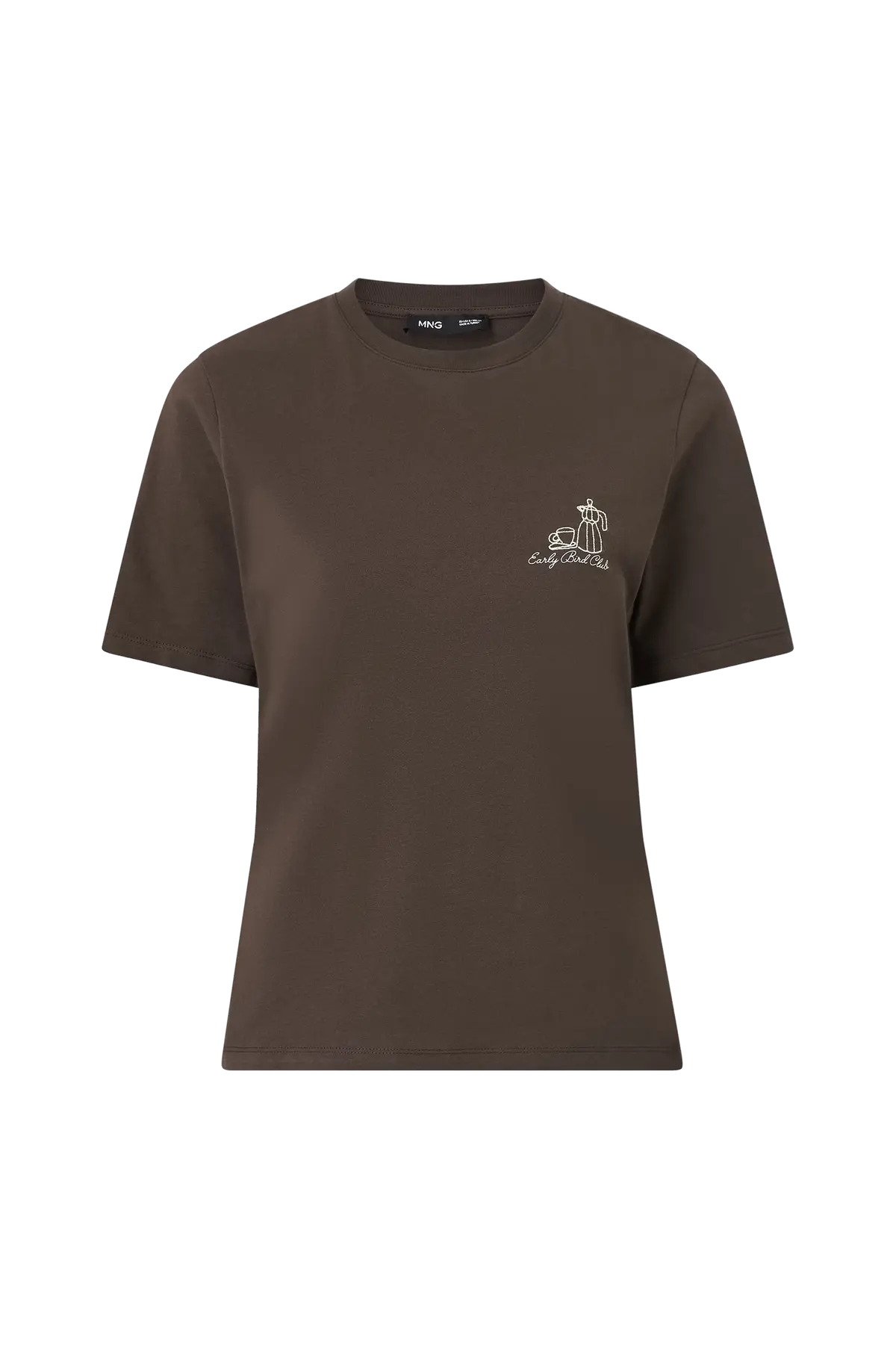 T-skjorte Coffee Brown