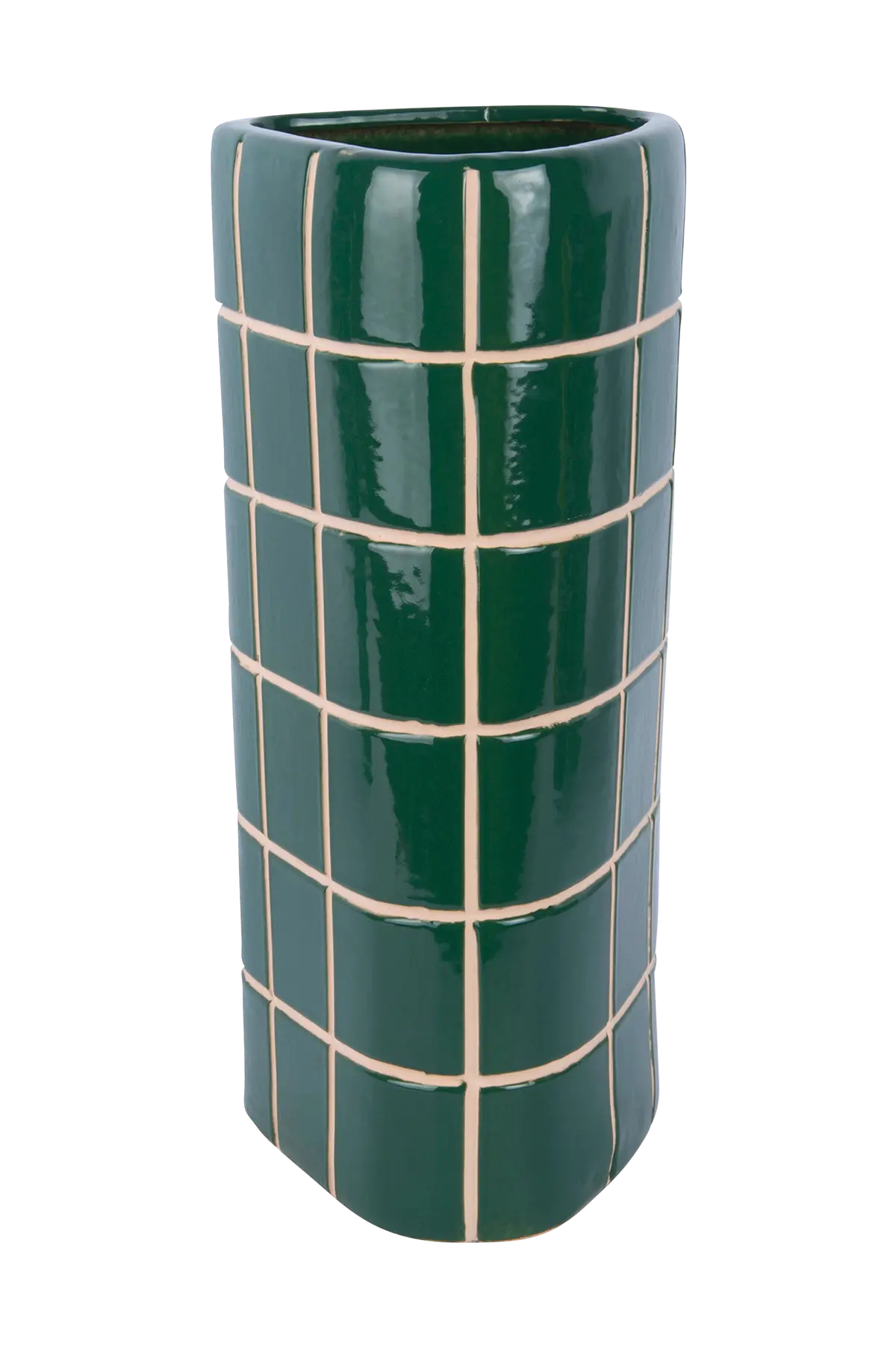 Vase Retro Tiles Retro grønn