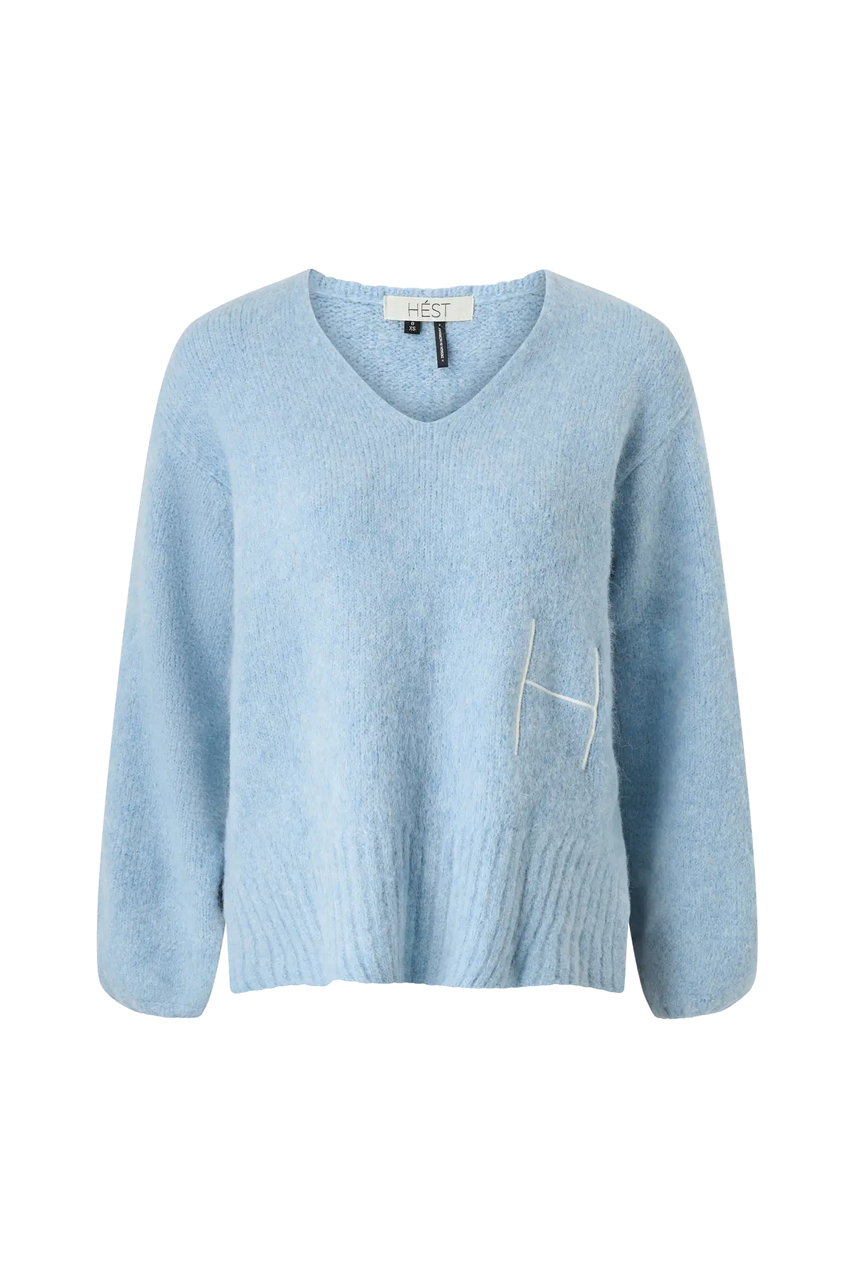 Genser Sofie V-neck 4009 skyway