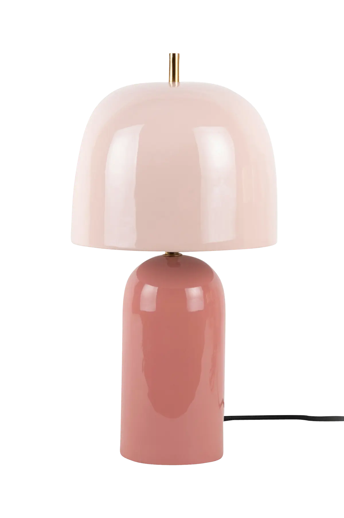 Bordlampe Rico Brunrosa og sart rosa