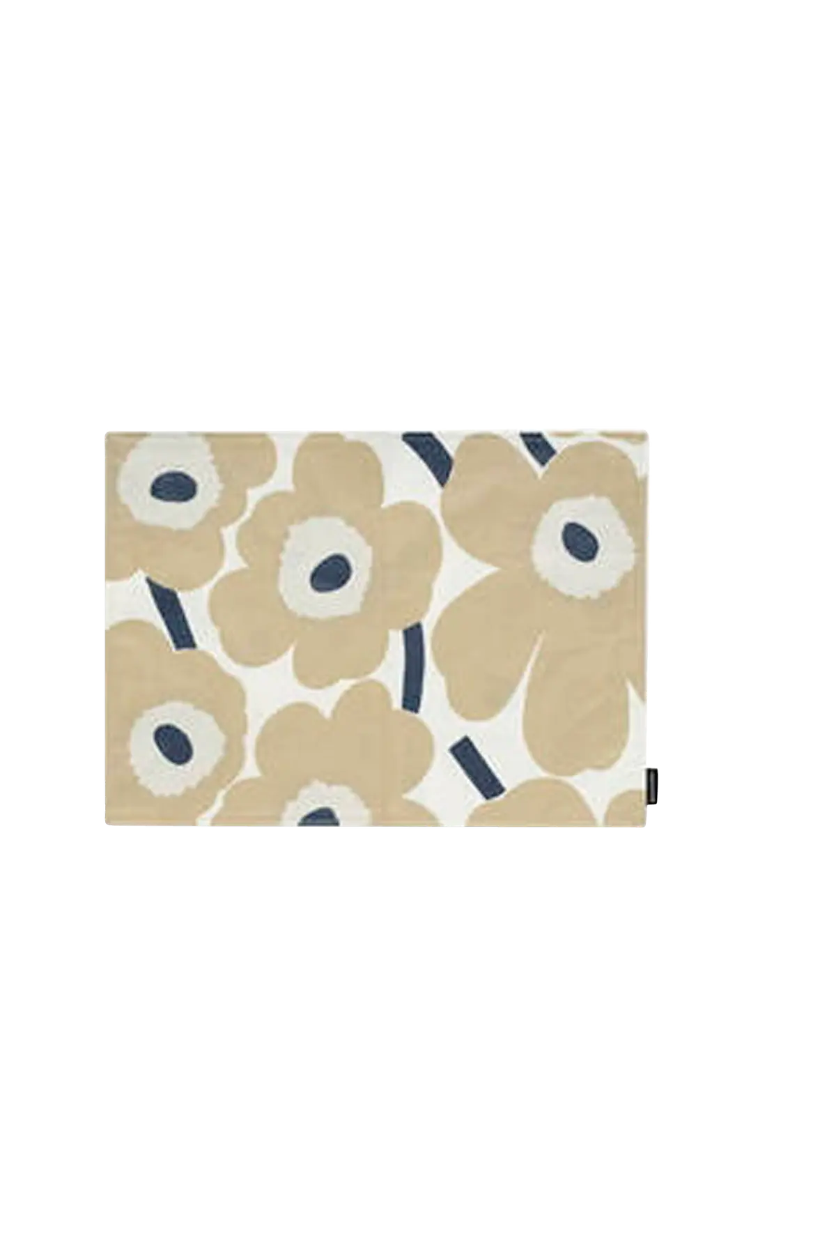 P.Unikko Acryl C.Placemat Hvit, beige, mørkeblå