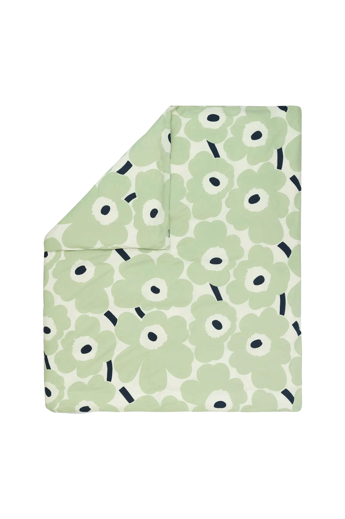 Unikko Dc 240 × 220 Cm Offwhite, salvie, mørkeblå