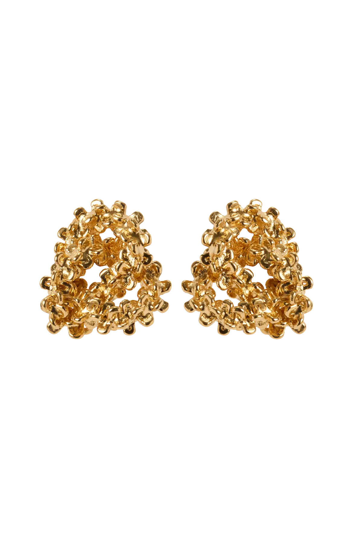 Øreringer Mini Gemma Earrings Gold Gold