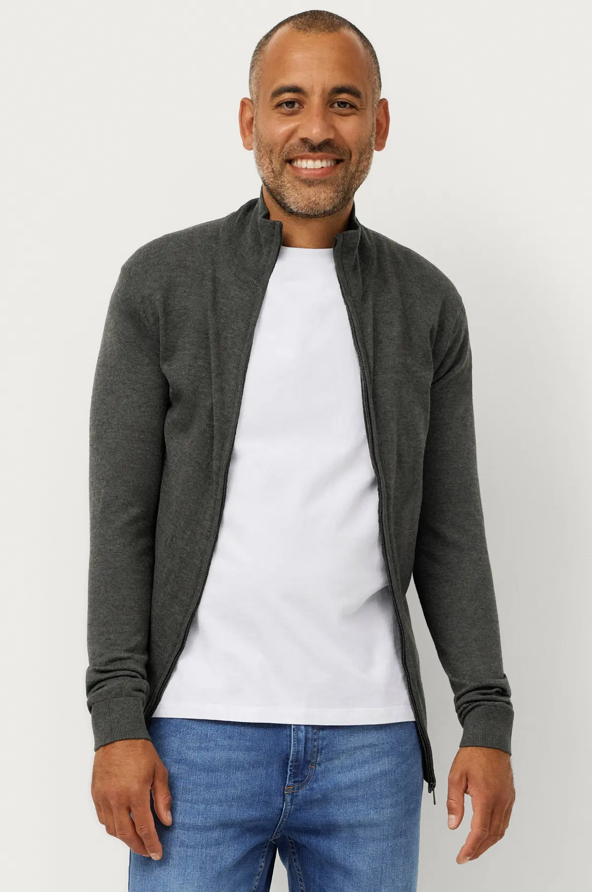 Cardigan Colin Antrasittgrå
