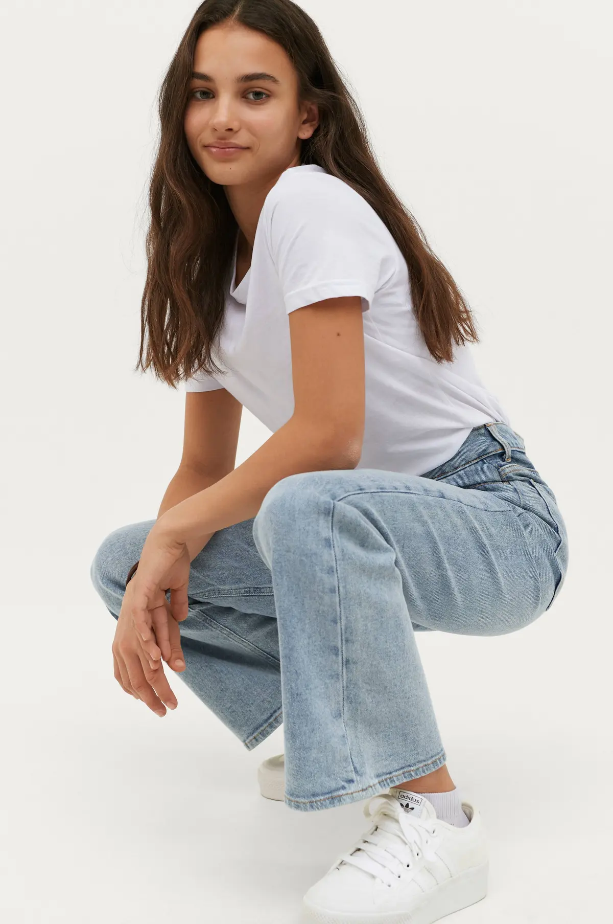 Jeans Agnes Lys blå denim