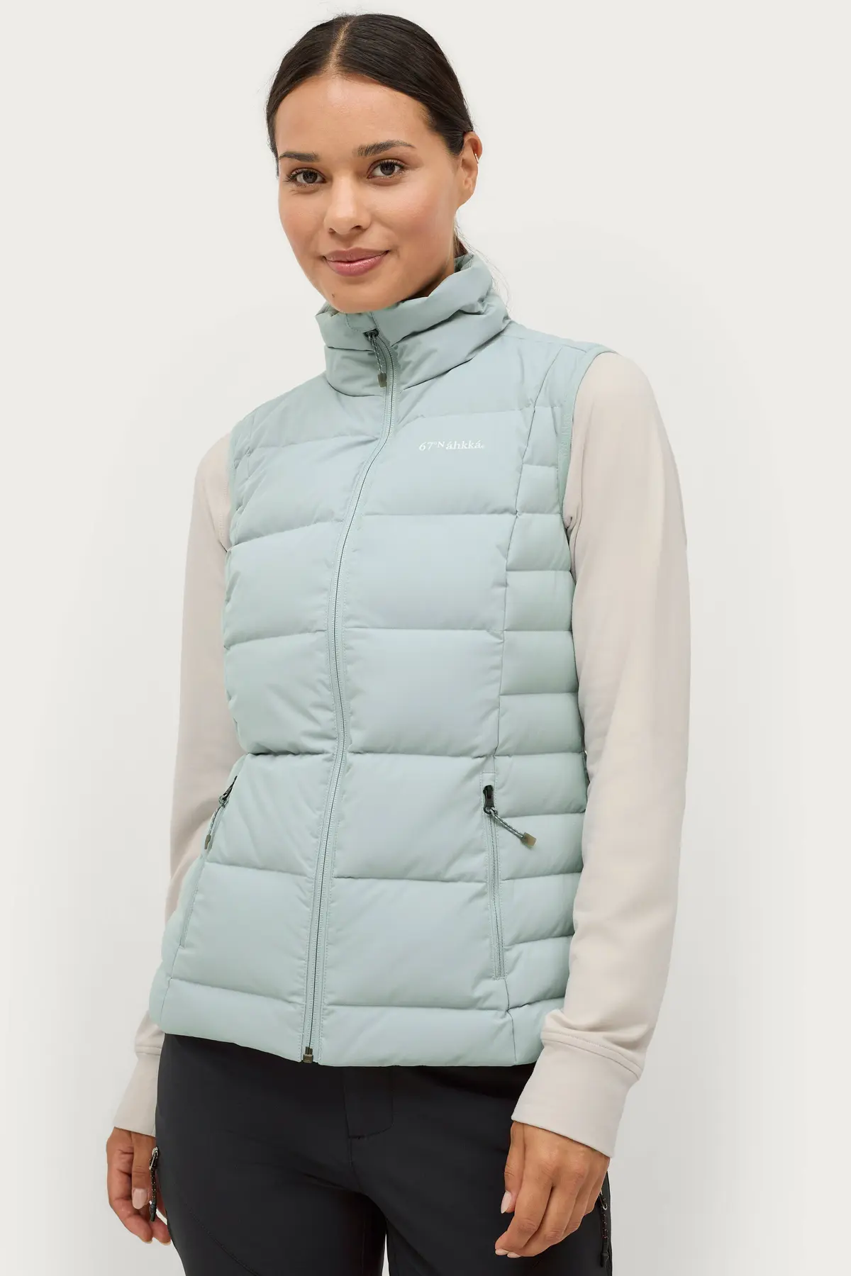 Dunvest Down Vest W Lys gråblå