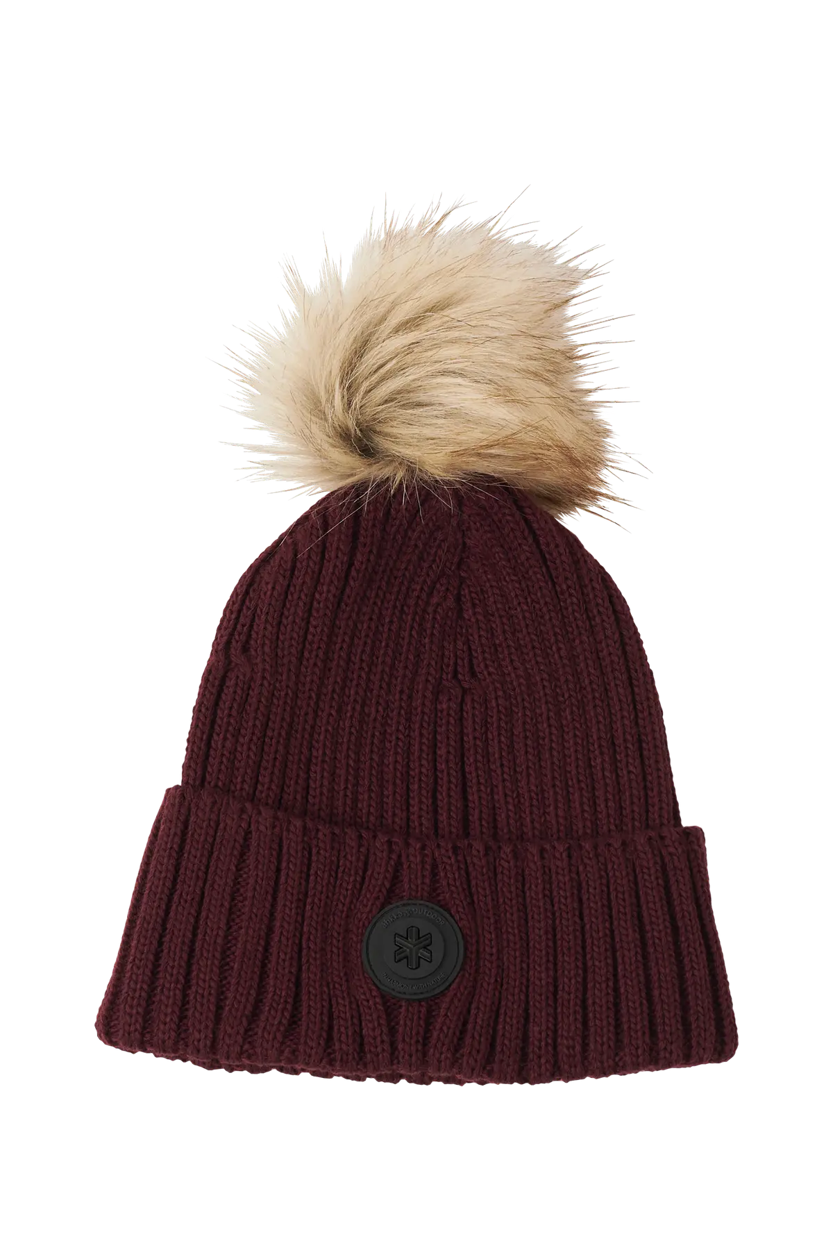 Lue Áhkká Beanie with Pom Vinrød