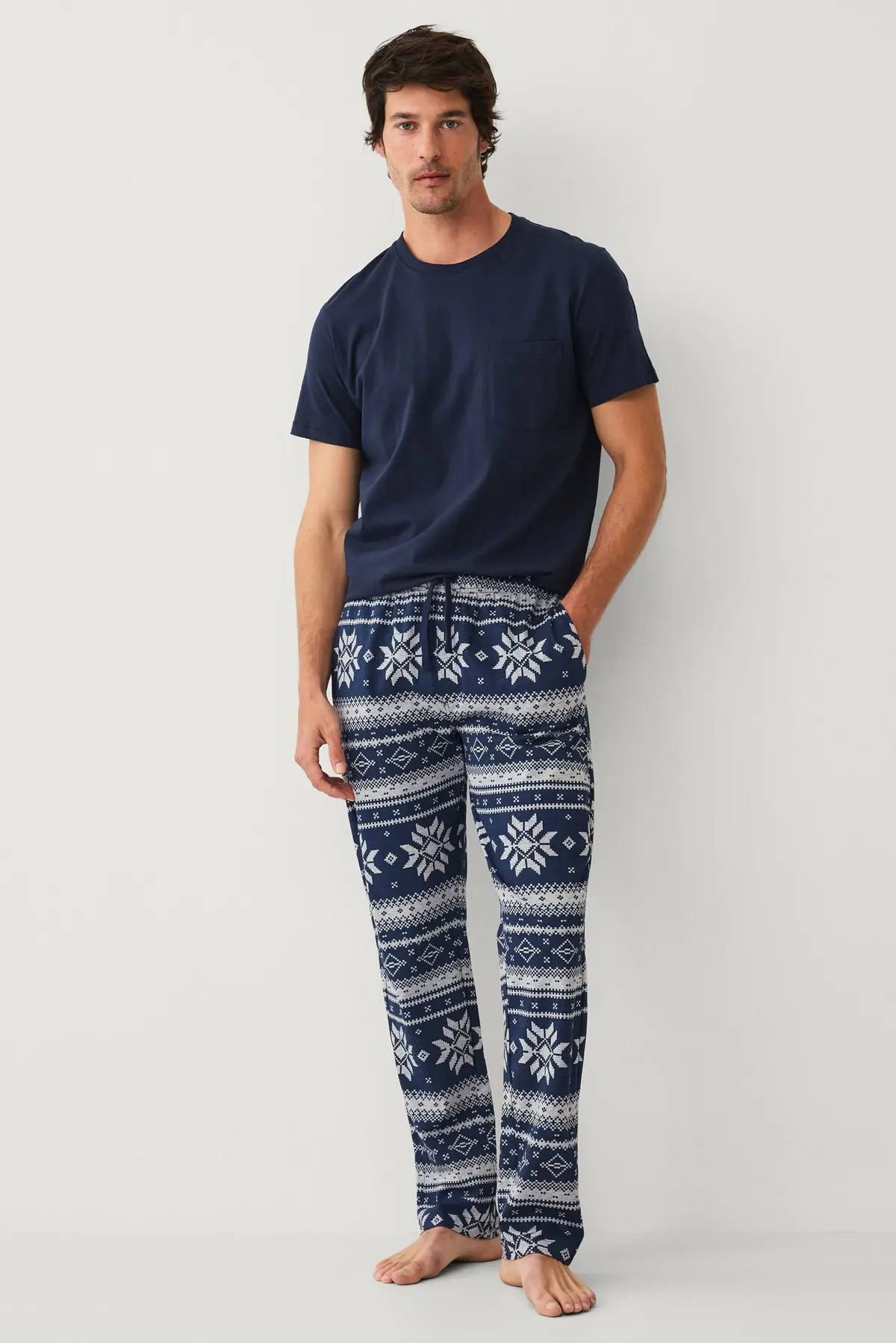 Pyjamas Melker Blue Fair Isle