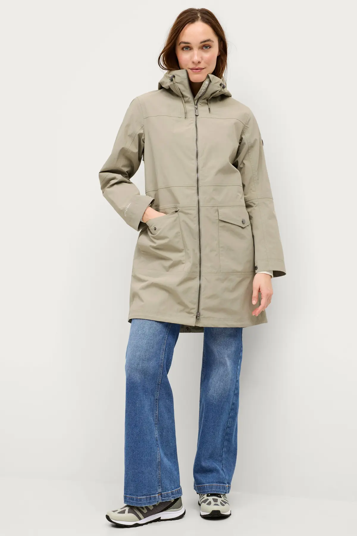 Parka Urban Outdoor Parka W Grågrønn