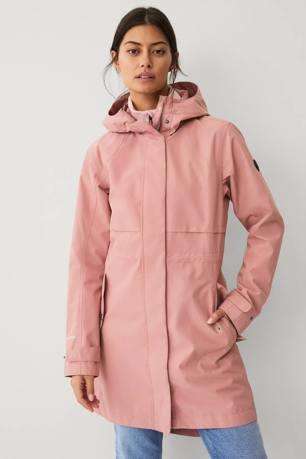Parkas Parka With Hood W Brunrosa