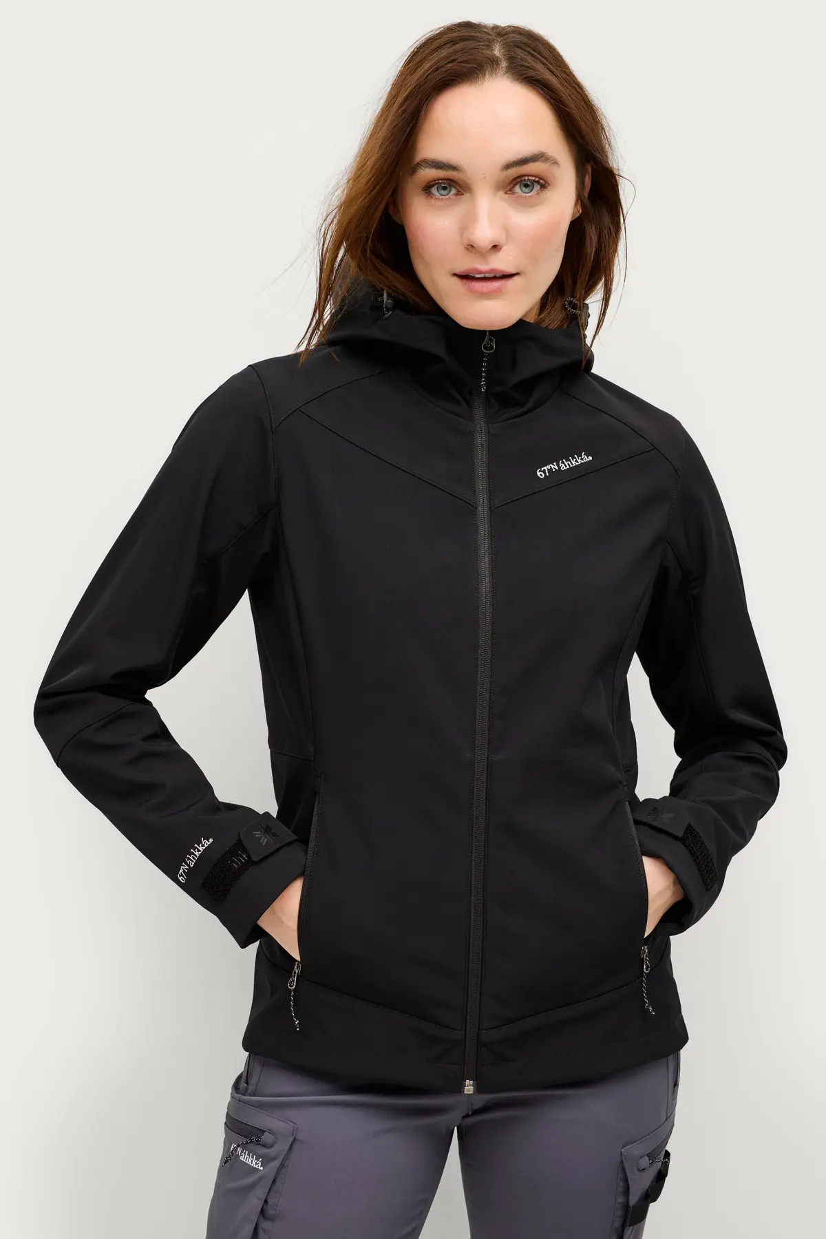 Jakke Softshell Jacket With Hood Svart