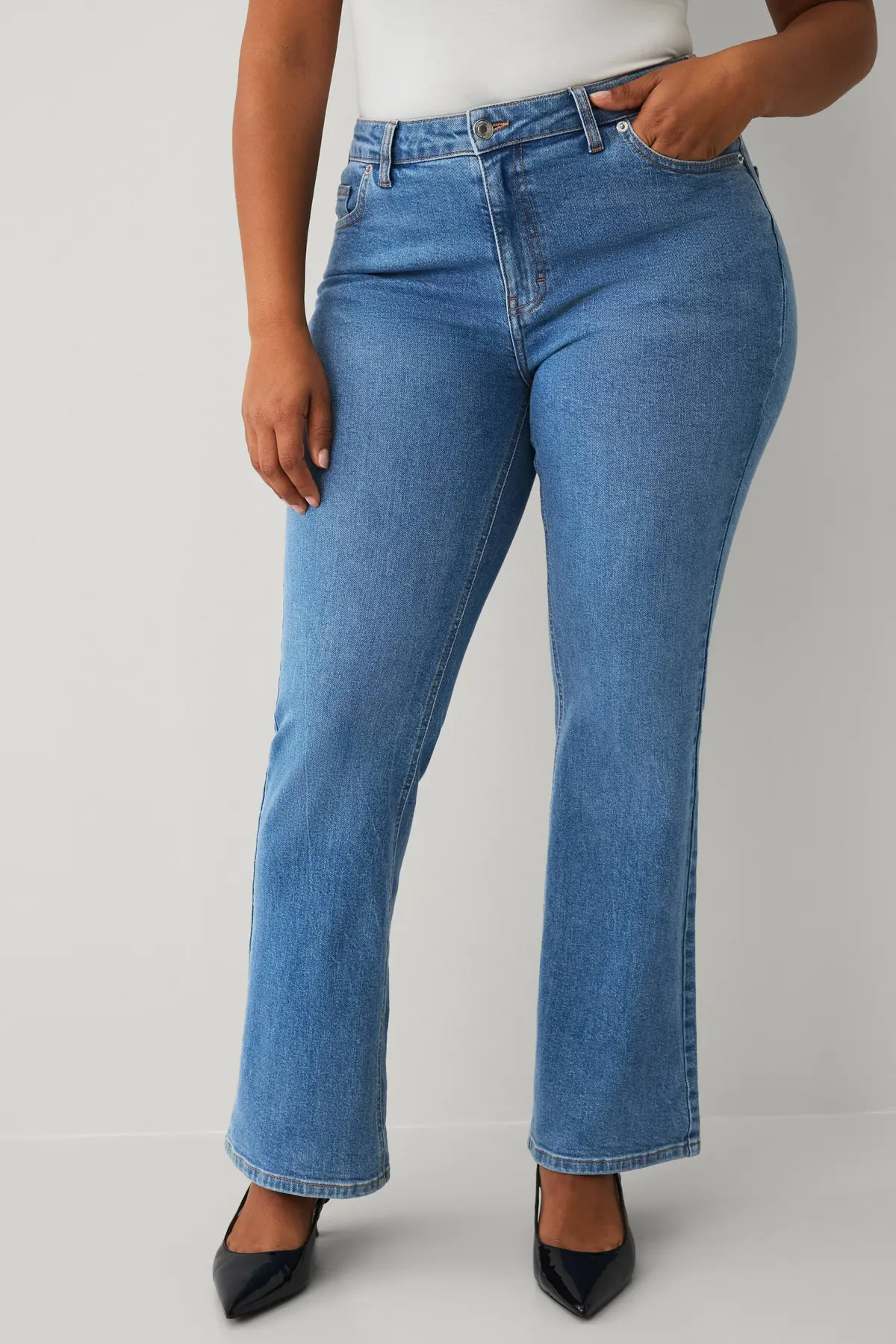 Boot cut jeans Lys blå