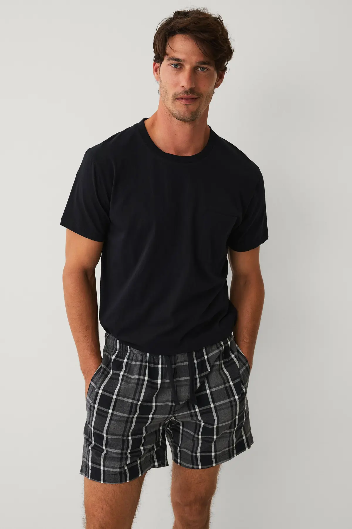 Pyjamas Norris Svartrutet