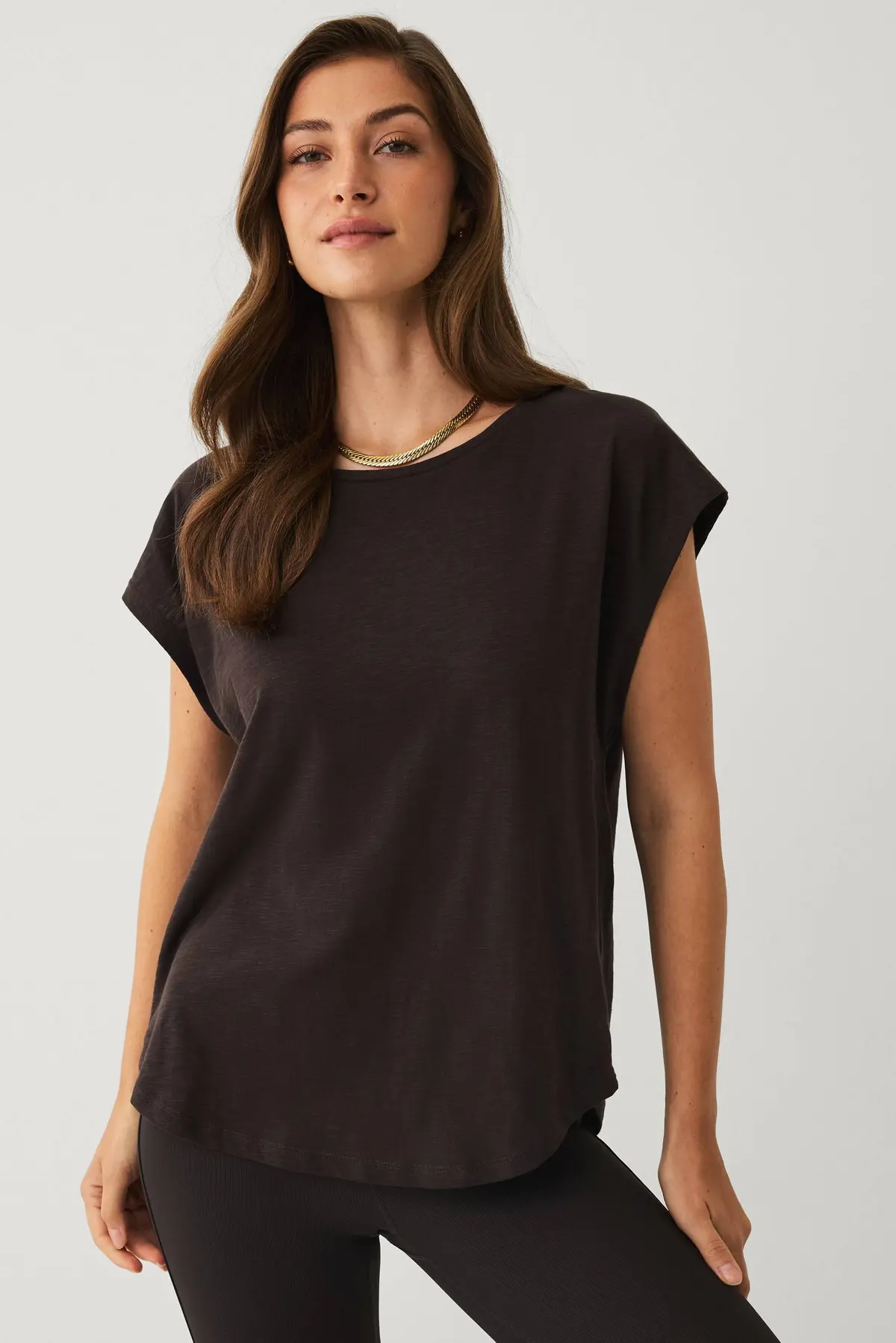 Square Tee Soft Mørk brun