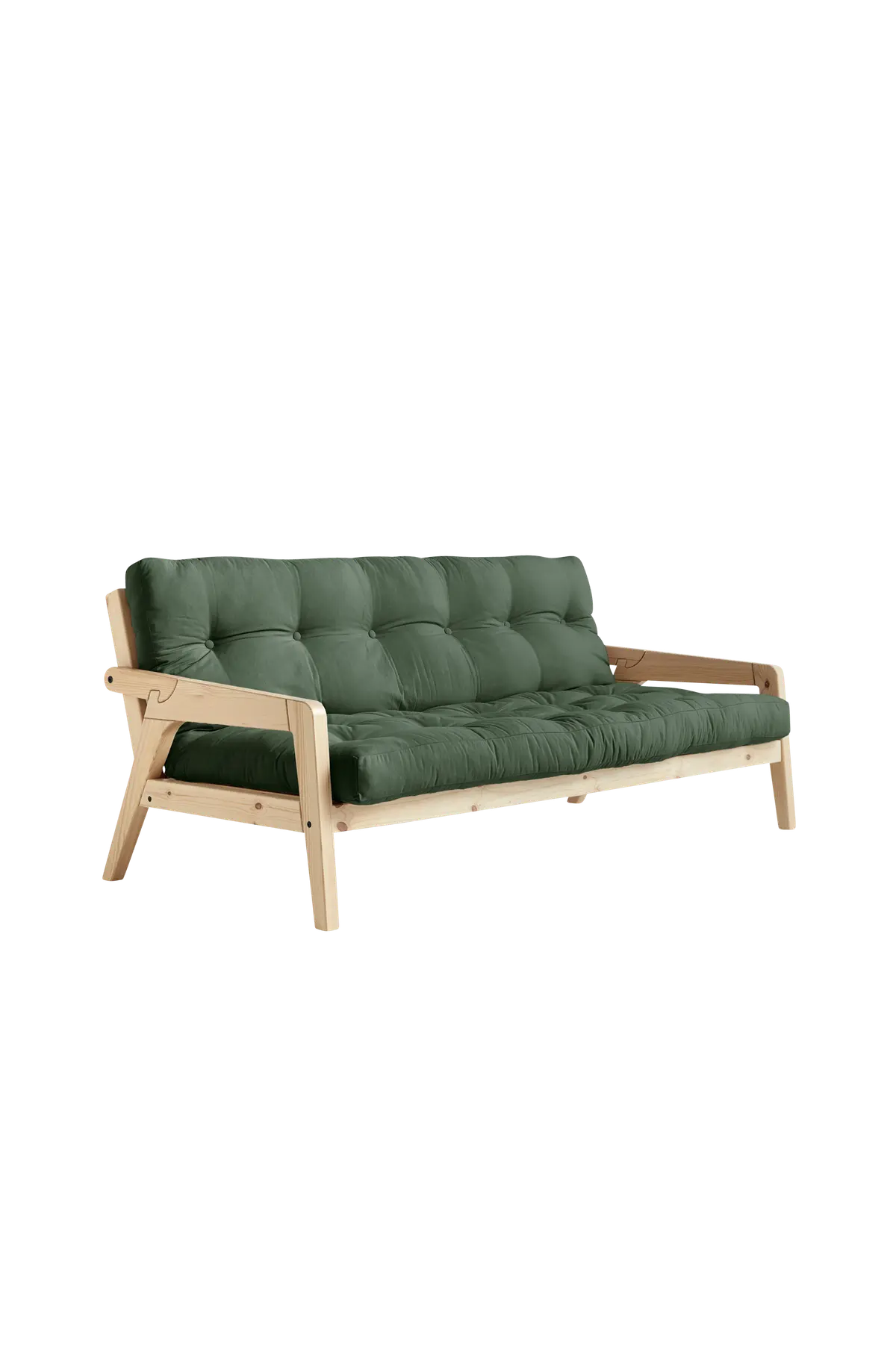 Sofa Grab Natur Base Olive green