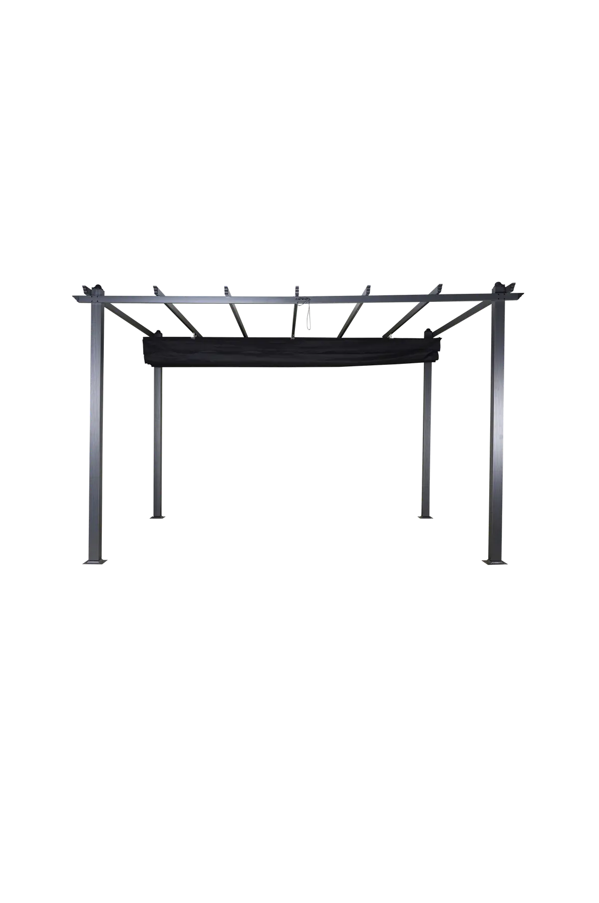 Pergola Lazio Svart marmor izmir/røykfarget mattsvart