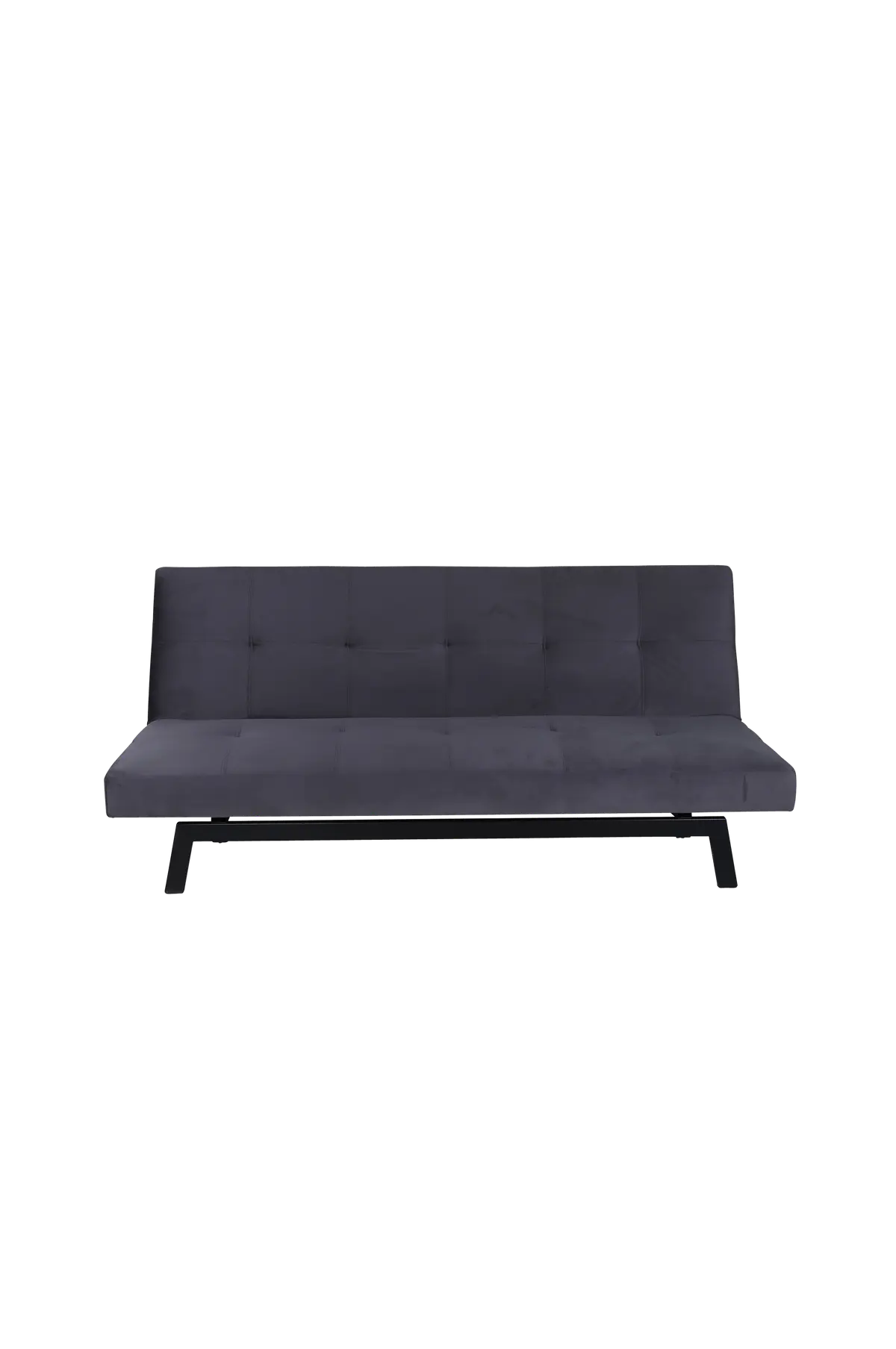 Sovesofa Bodil Mørk grå fløyel