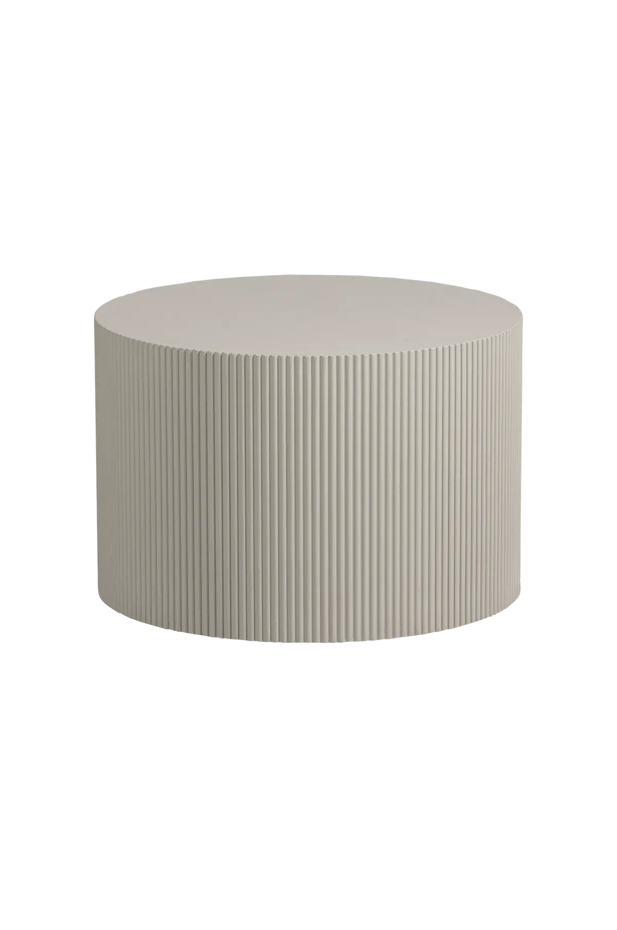 Rundt sidebord svart Sanne