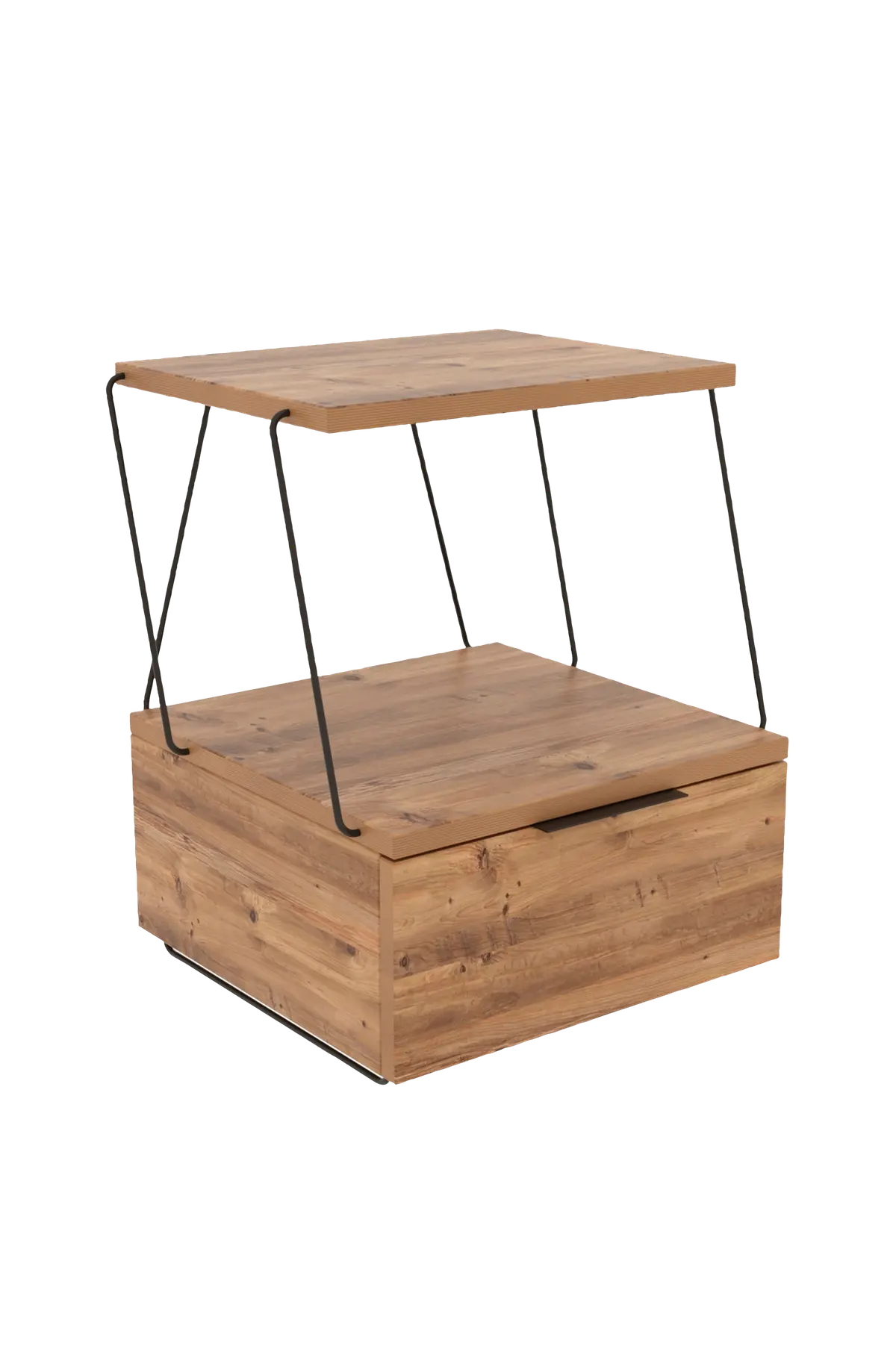 Nattbord Tekoba - Mørk grå