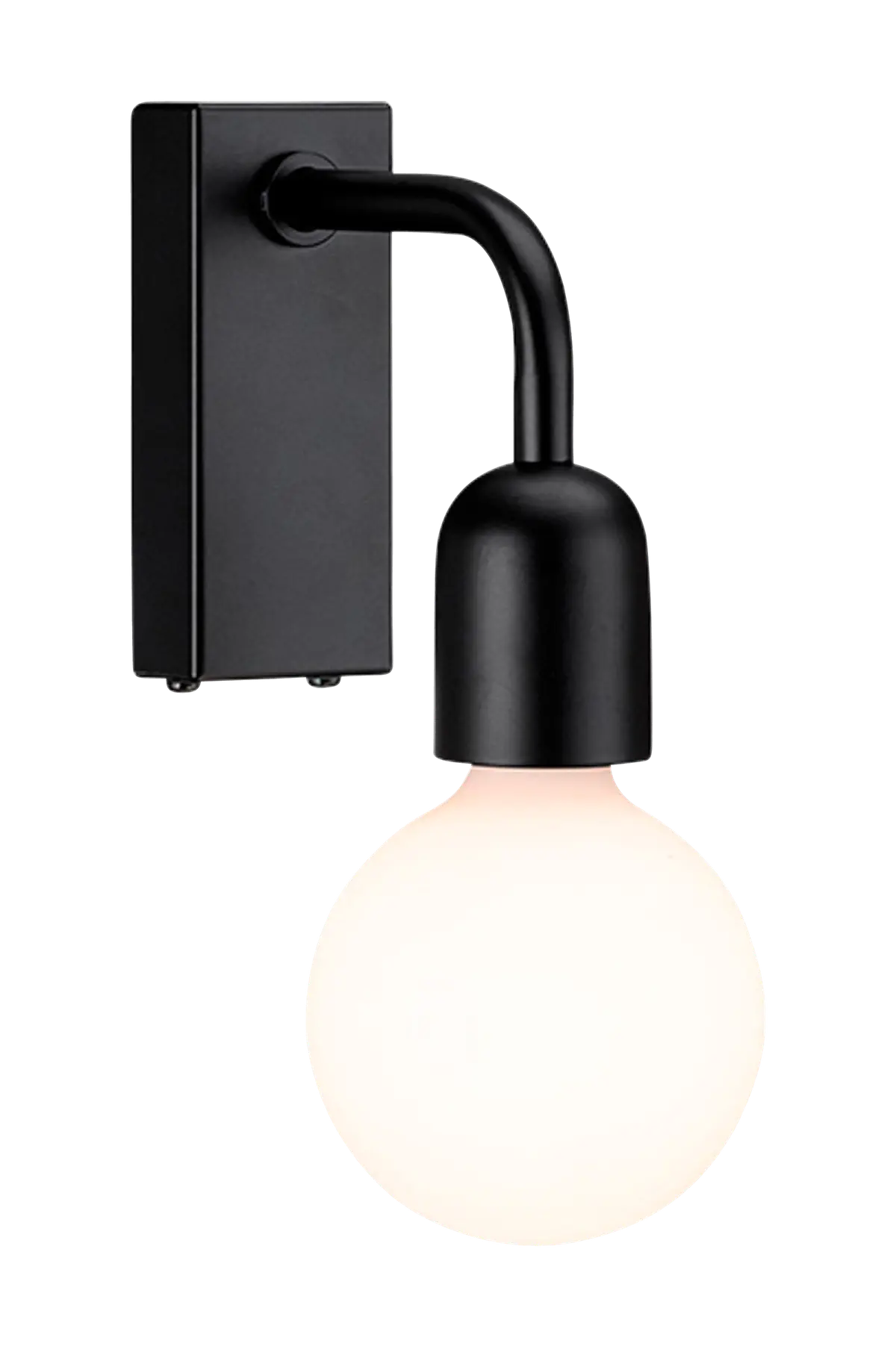 Vegglampe Regal 1 lampe Matt svart