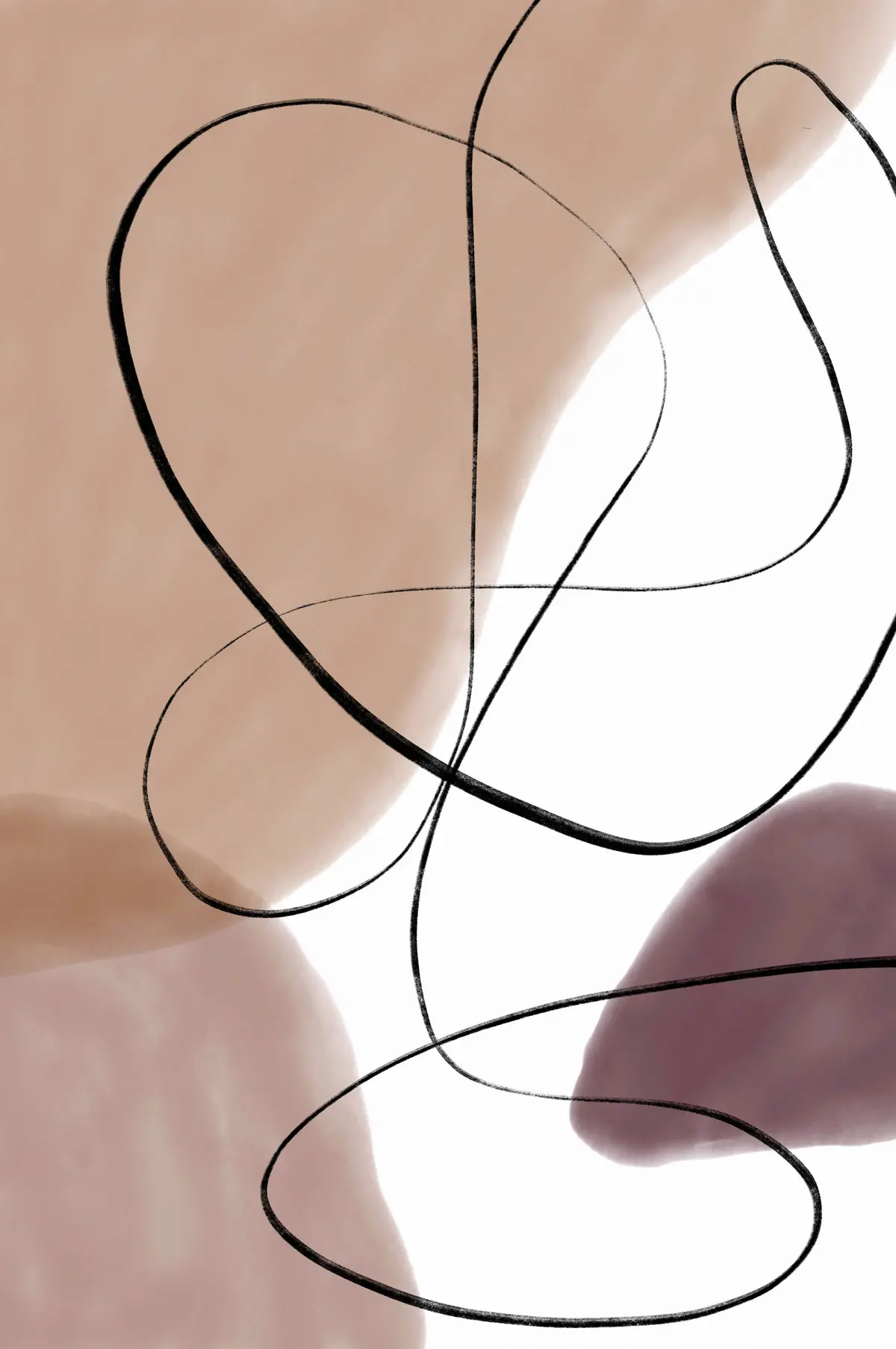 Poster Lines BEIGE