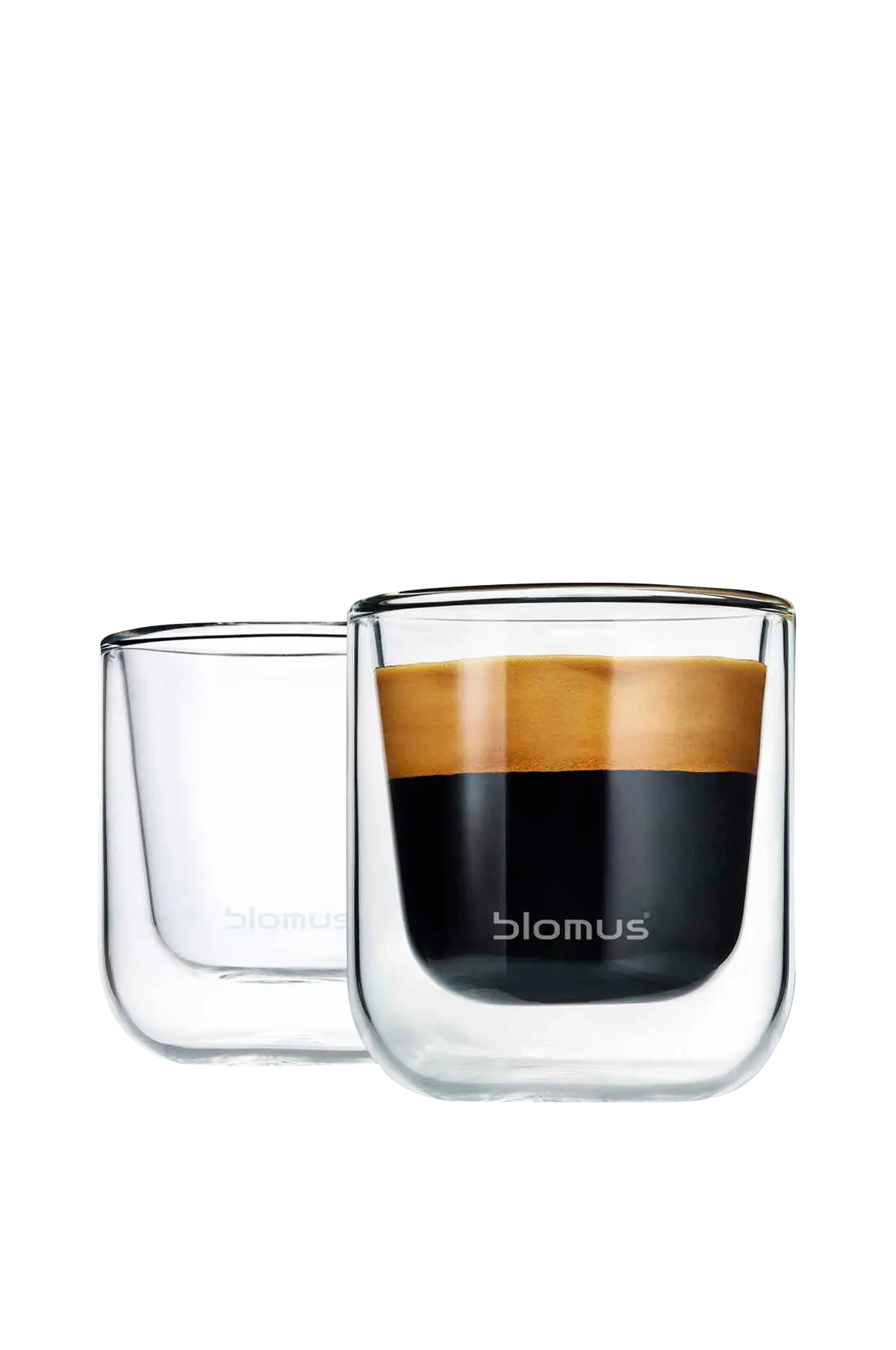 Espressoglass Nero 80 ml 2-pk Clear