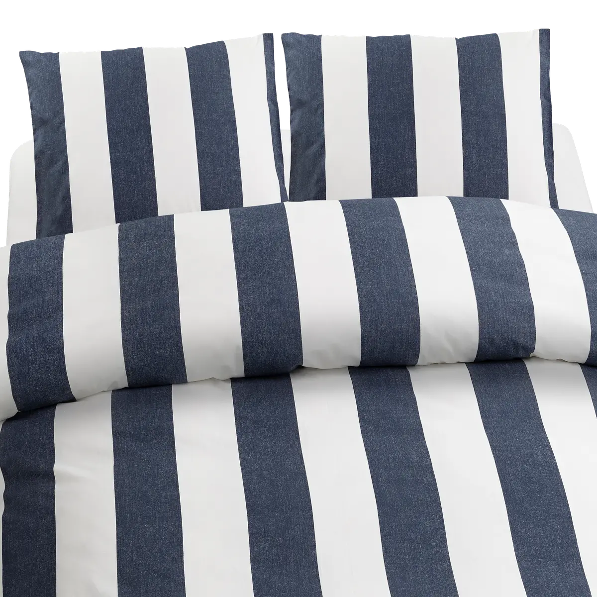 3-Delt Sett Block Stripe Dobbelt