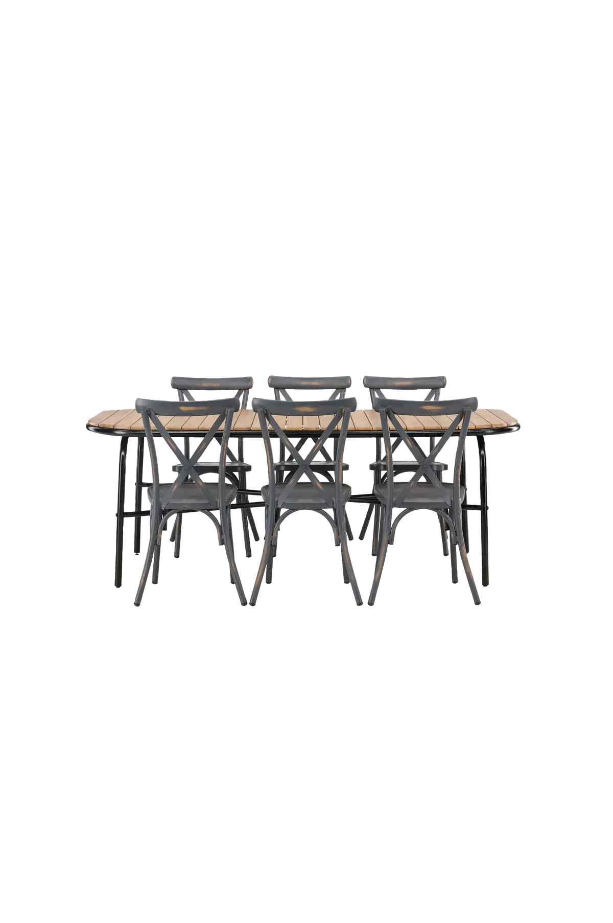 Spisegruppe Holmbeck med 6 spisestoler Tablas
